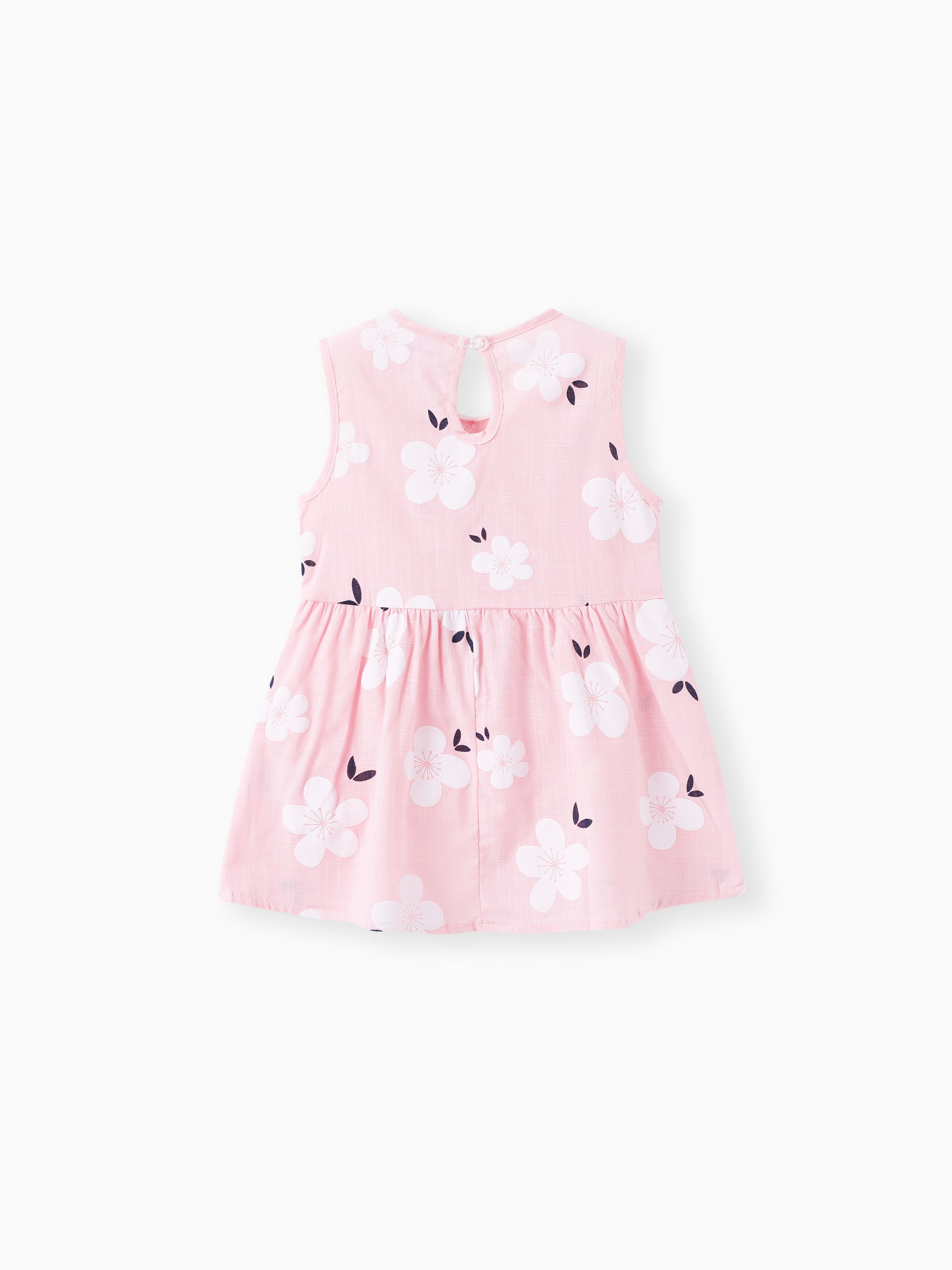 Baby floral cotton dress