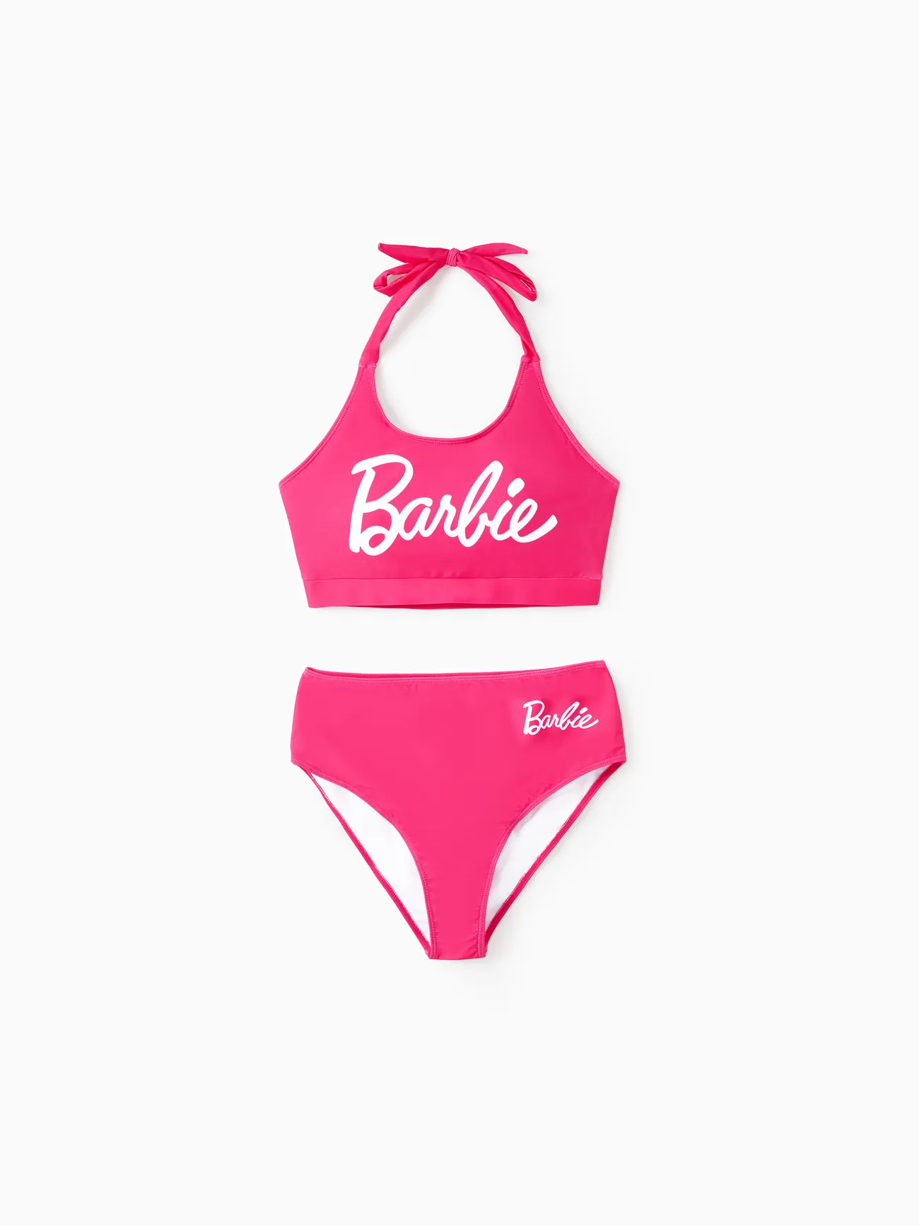 

Barbie Mommy and Me Barbie positioning printed one-piece/split swimsuit