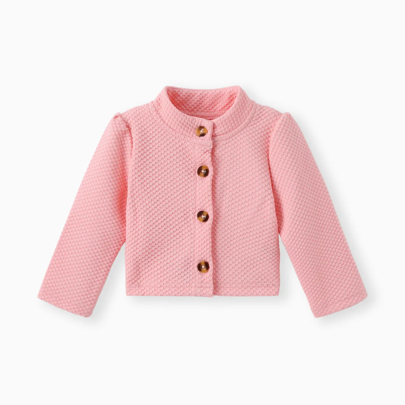2 unidades Bebé Costuras de tecido Bonito Sem mangas Fato saia e casaco Rosa big image 1