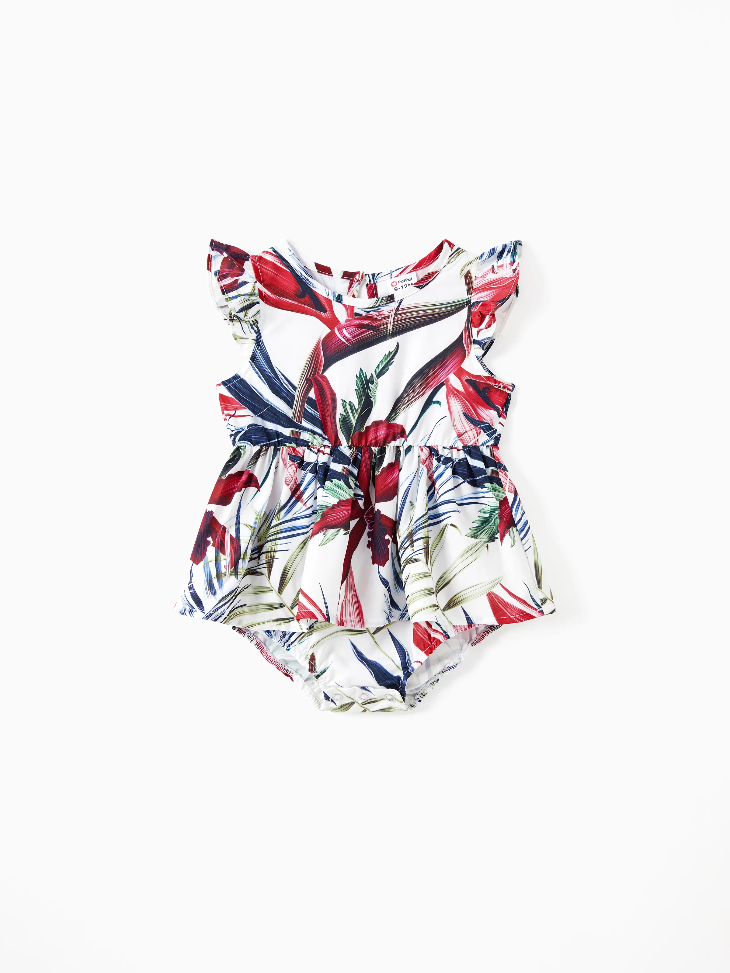 

Family Matching Sets Floral Beach Shirt or Off Shoulder Romper with Longline Skirt