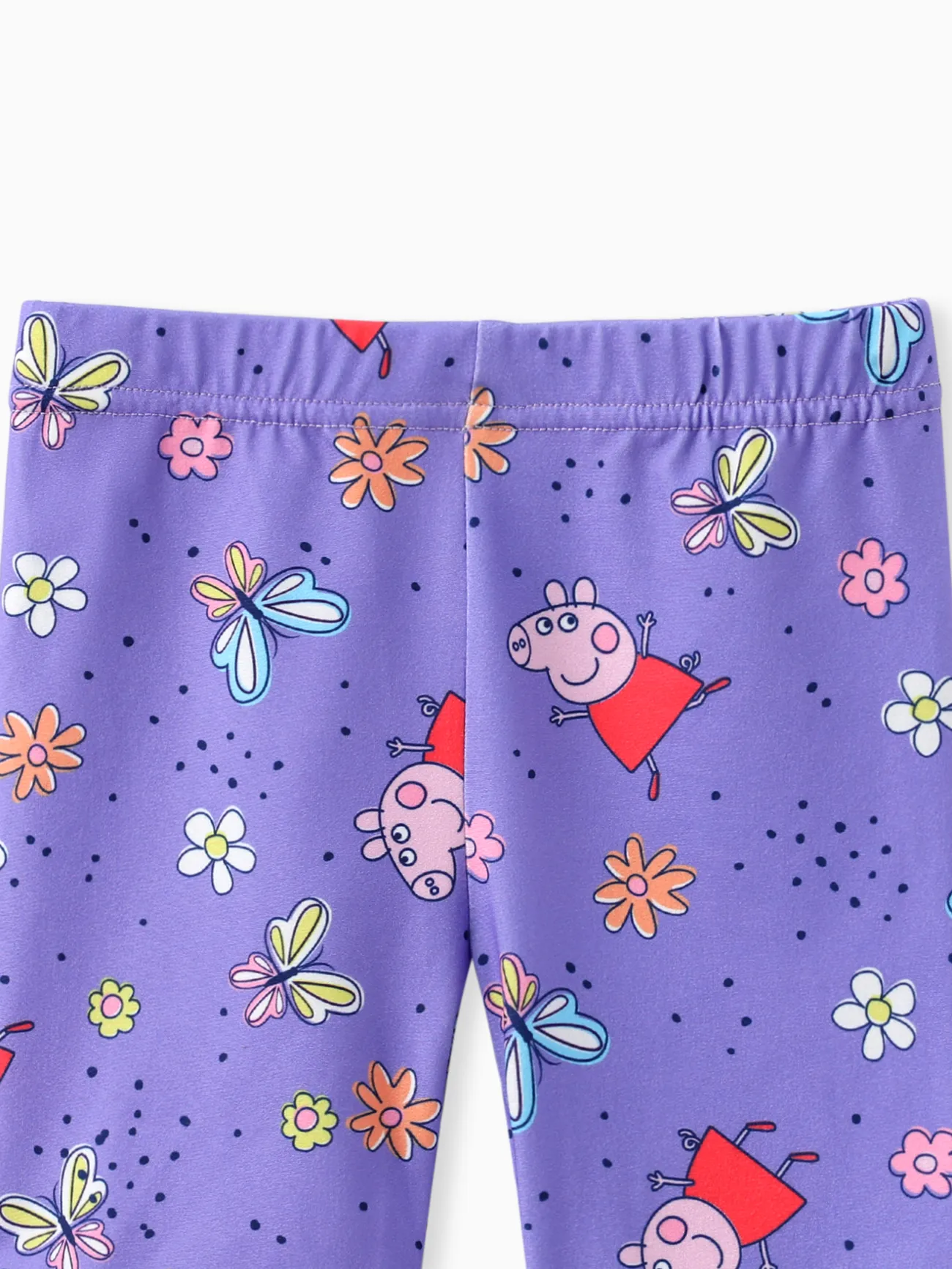 Violet - Peppa Pig 2 pièces Enfant en bas âge Fille Bord à volants Enfantin Cochon ensembles de gilet - image 8