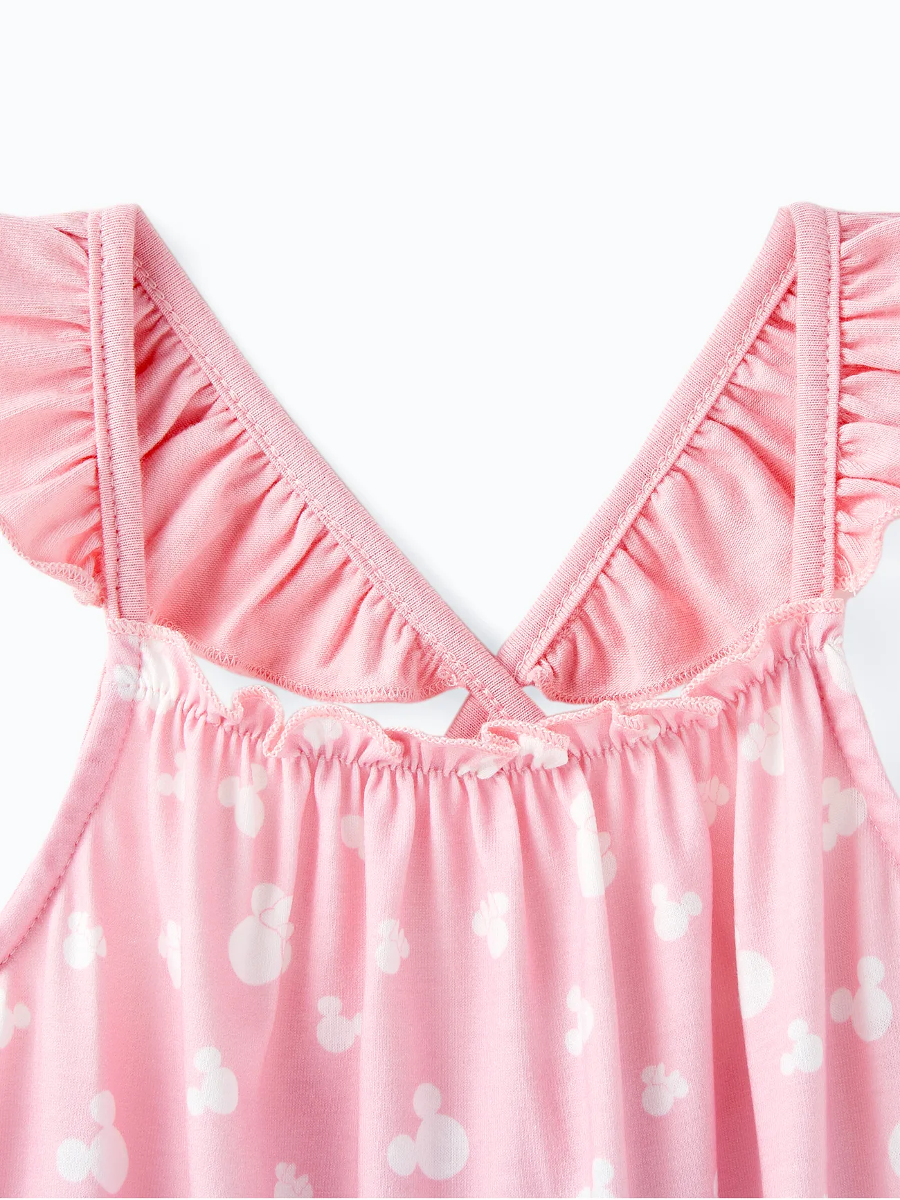 Girl - Disney Mickey and Friends Mommy and Me Pink Flutter-sleeve Allover Print Naia™ Dresses - Pink - image 5