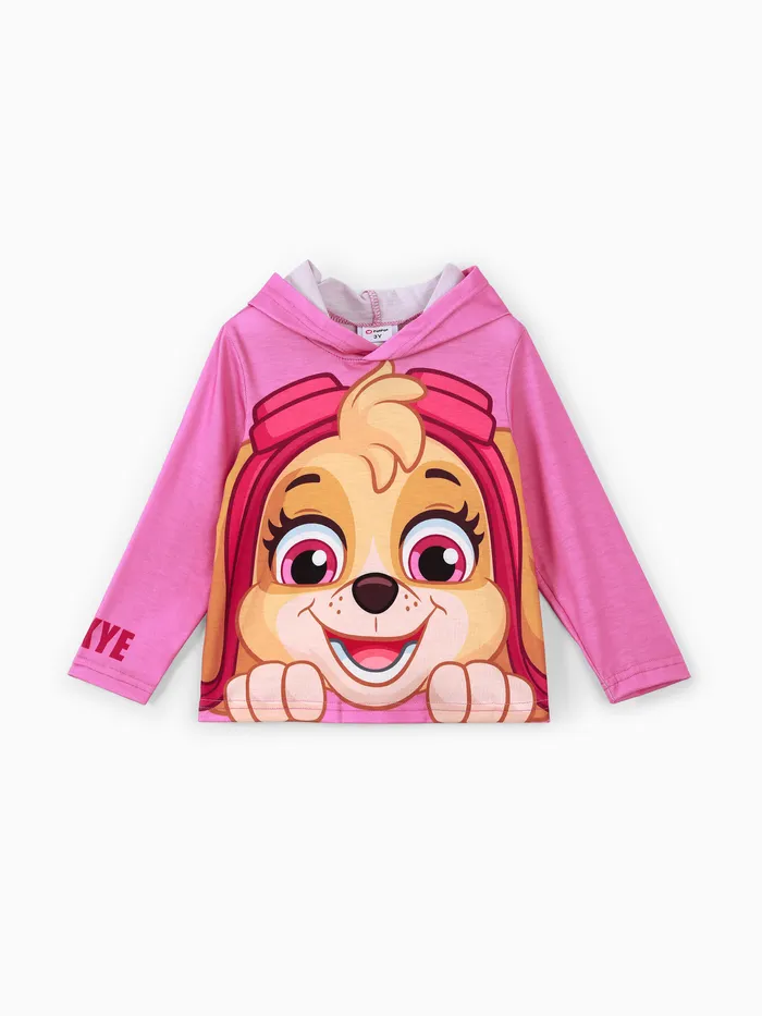 Pfoten-Patrouille-Kleinkindmädchen/Jungenbuchstabendruck-Hoodie-Sweatshirt