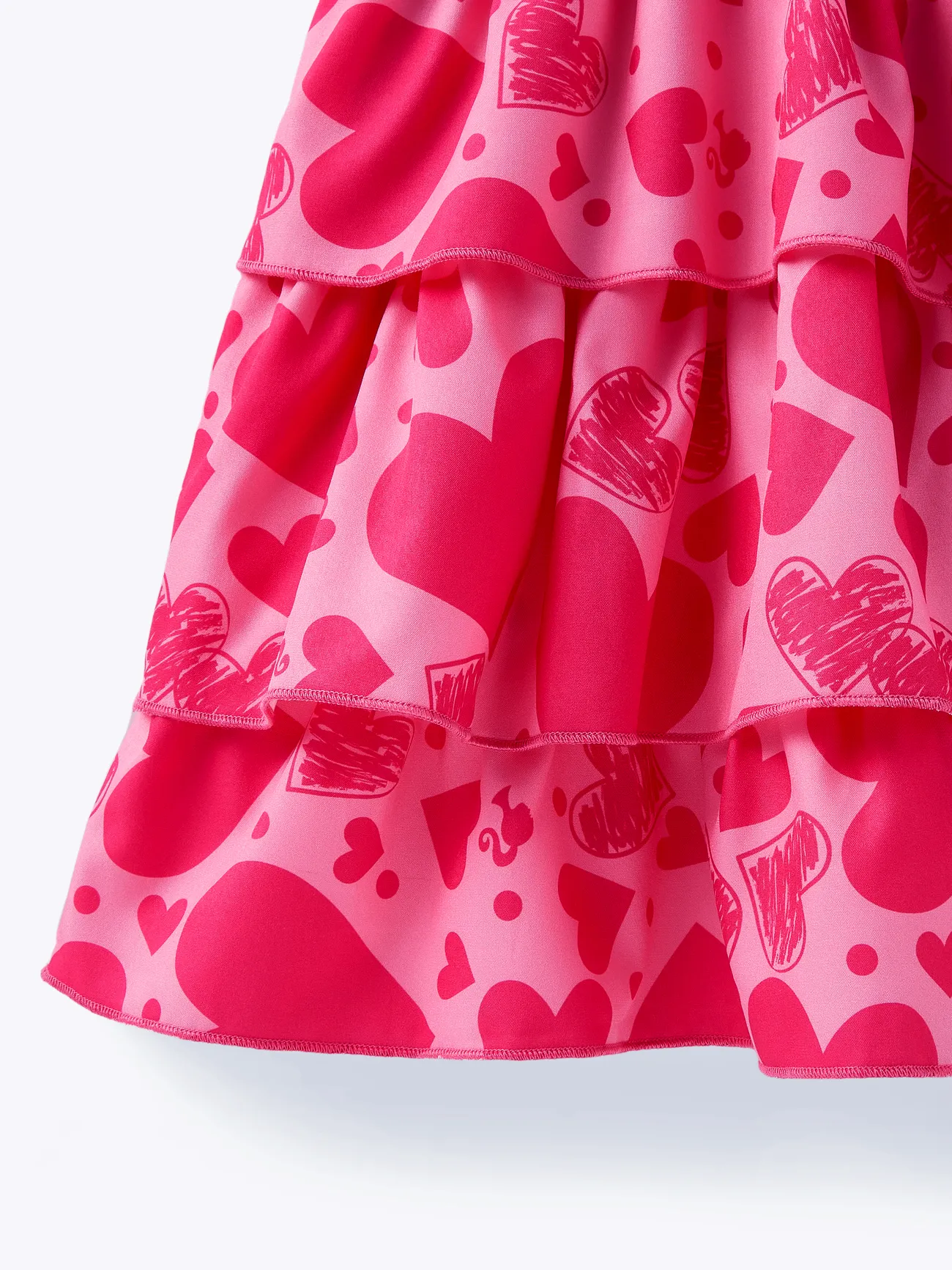 Barbie Fête des Mères IP Fille Couture de tissus Enfantin Robes rose big image 1