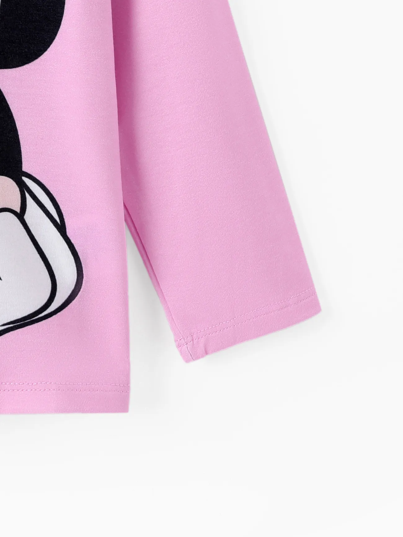 Disney Mickey and Friends Toddler & Kids Girl/Boy Naia™ Character Print Long-sleeve Tee Pink big image 1