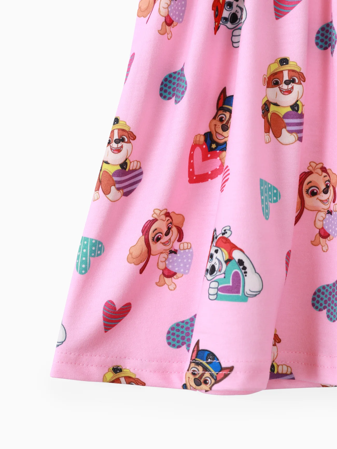 Patrulla de cachorros Niño pequeño Chica Infantil Perro Vestidos Rosado big image 1