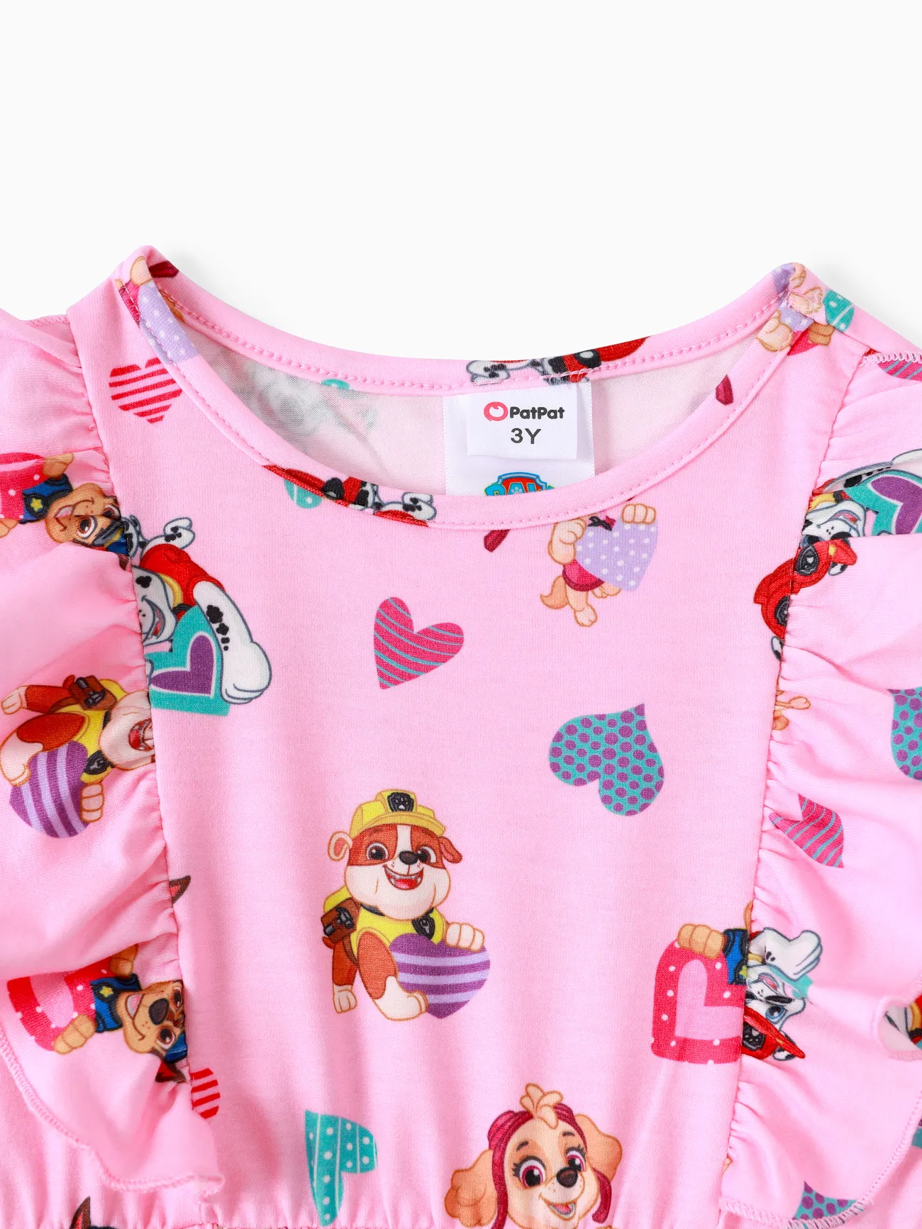 Pink - PAW Patrol Toddler Girl Skye Chase Marshall Rubble Naia/Cotton Sleeveless Dress - image 3