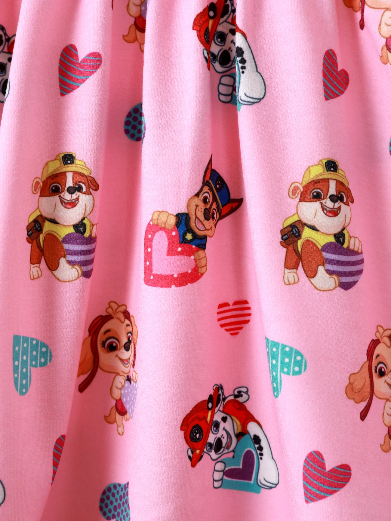 Pink - PAW Patrol Toddler Girl Skye Chase Marshall Rubble Naia/Cotton Sleeveless Dress - image 7