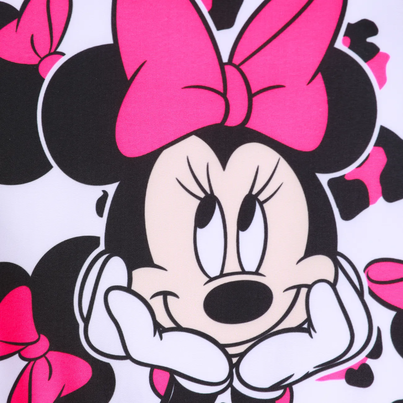 Disney Mickey and Friends حريمي كتف مائل طفولي ملابس سباحة روزو big image 1