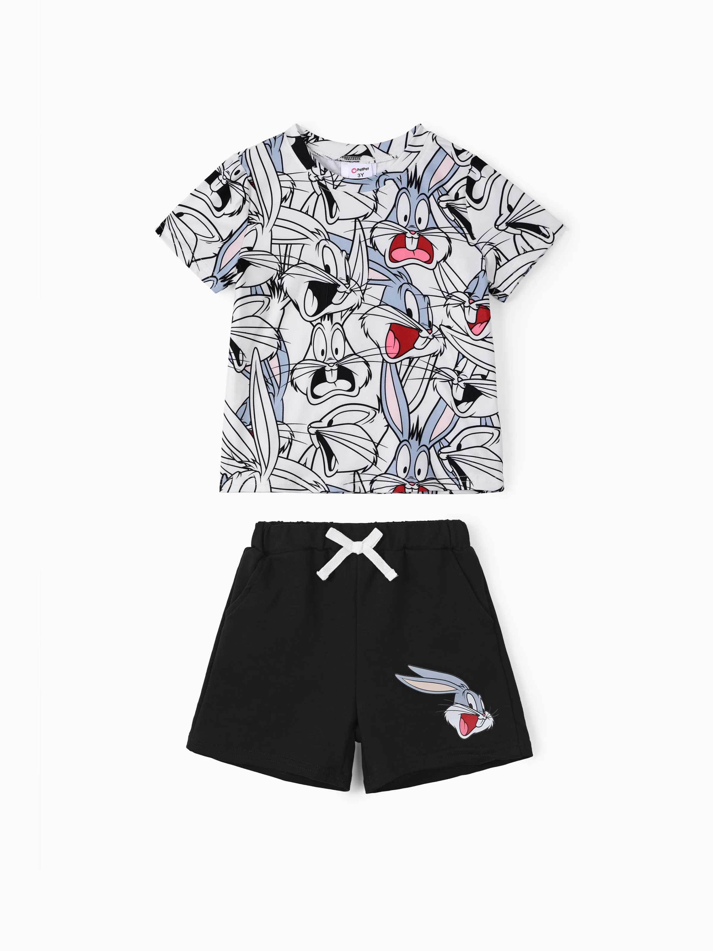 

Looney Tunes Toddler Boys 2pcs Character Print Tee with Shorts Set
