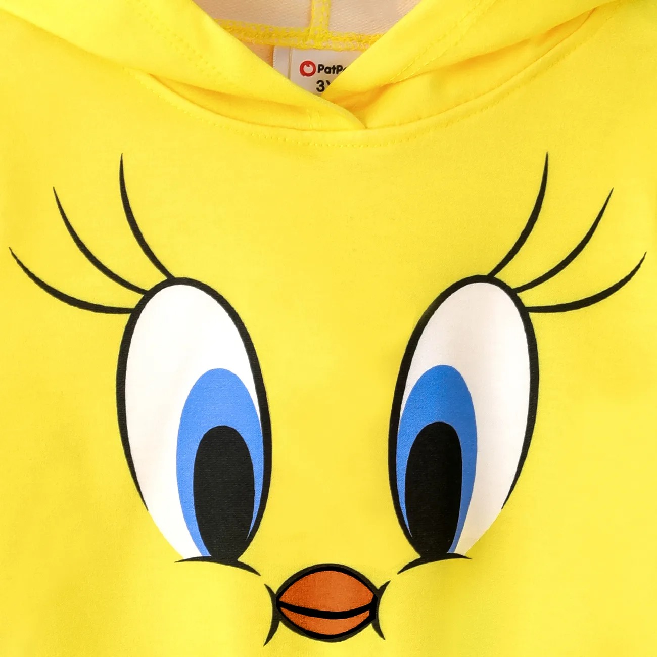Looney Tunes Unisex Mit Kapuze Kindlich Sweatshirts gelb big image 1