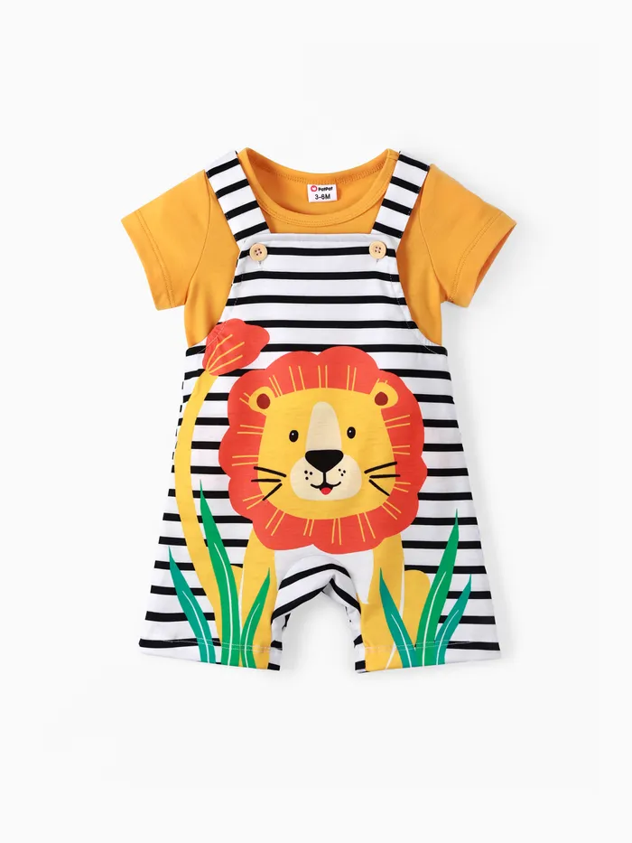Juego de 2 pantalones de león infantil para bebé niño