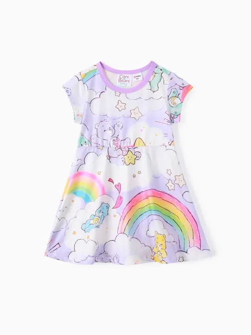 Care Bears Toddler Girl Character Print Dress