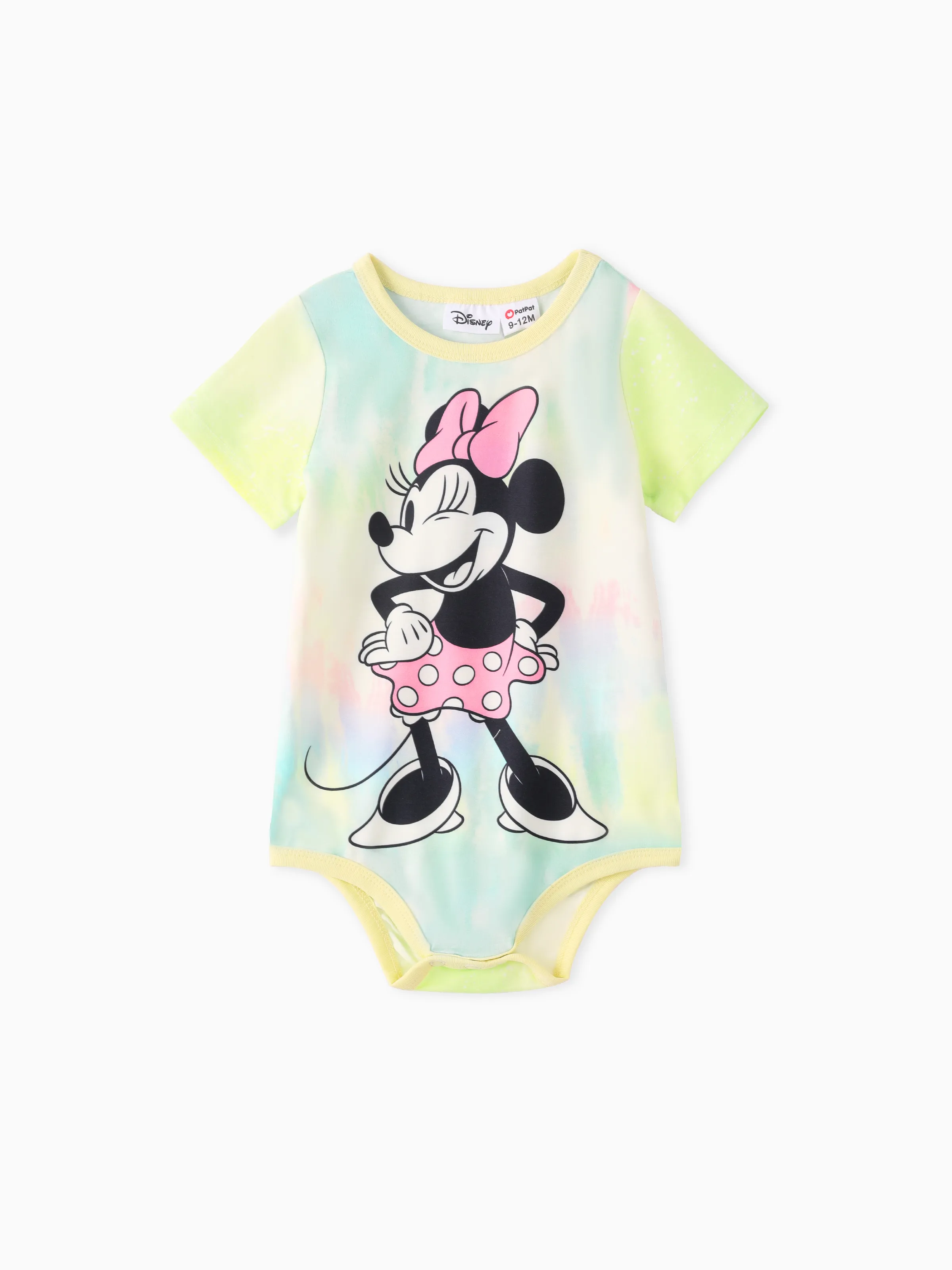 

Disney Mickey and Friends Family Matching Boy/Girl Tie-dye Gradient Character Print T-shirt/Dress