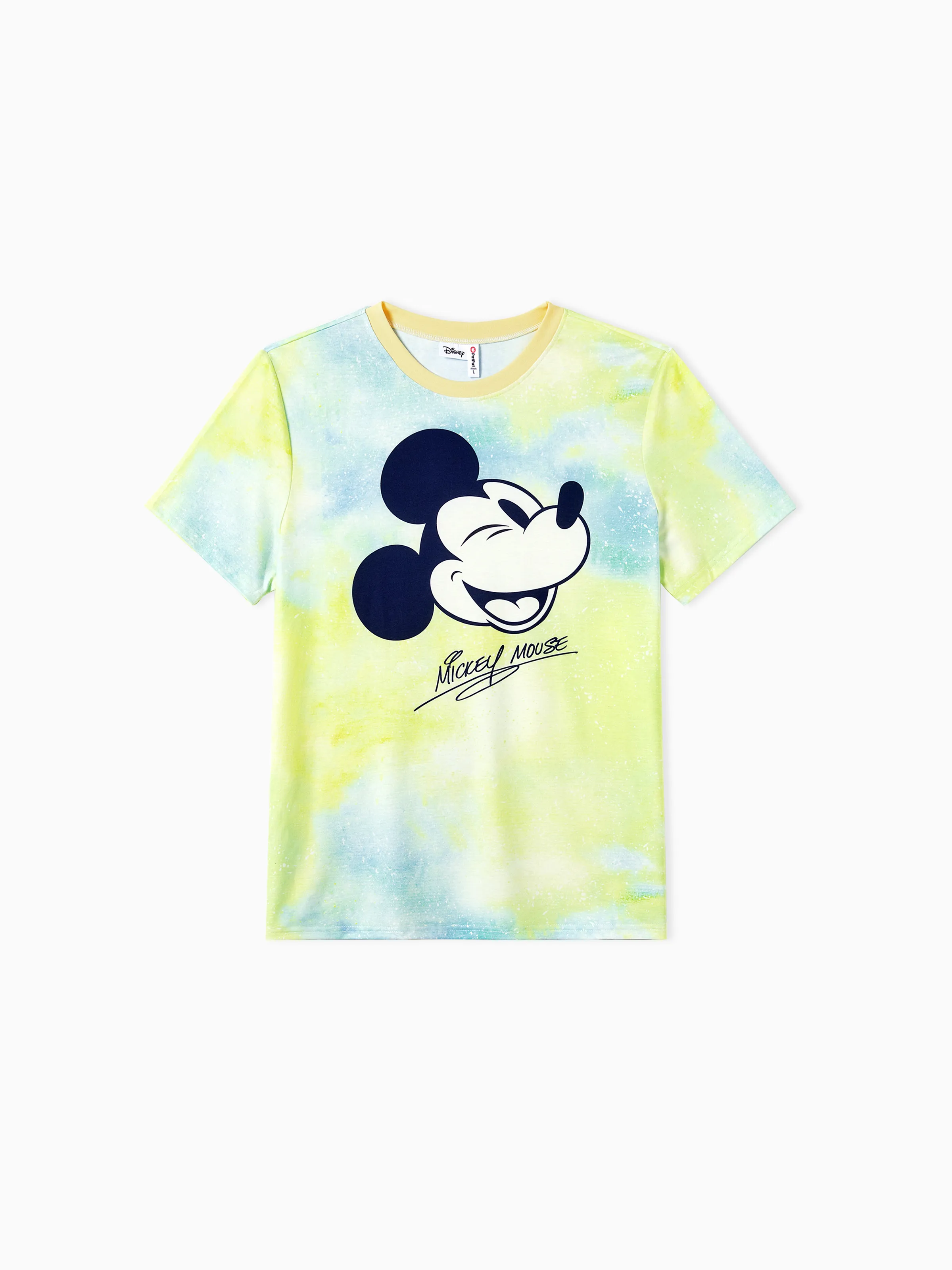 

Disney Mickey and Friends Family Matching Boy/Girl Tie-dye Gradient Character Print T-shirt/Dress