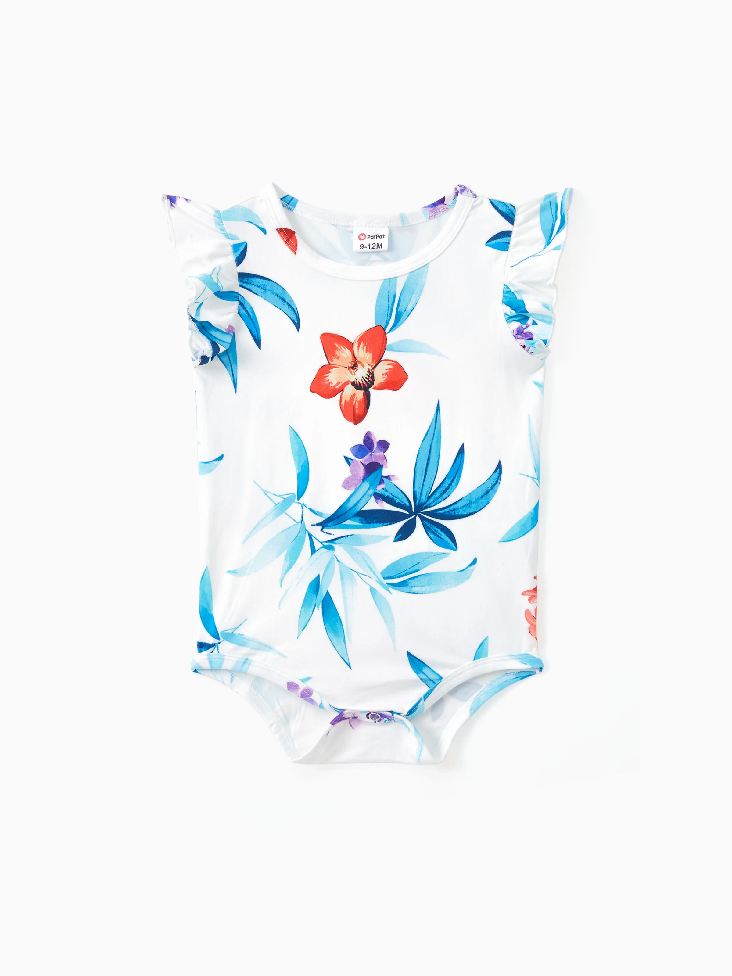 

Mommy and Me Matching Flower Floral Drawstring Side Short Sleeves Tops