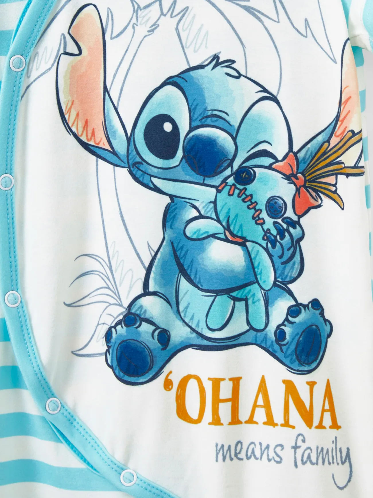 Baby - Disney Family Shirts - Stitch Tee/Dresses with Tropical Flower Gradient - MultiColour - image 15