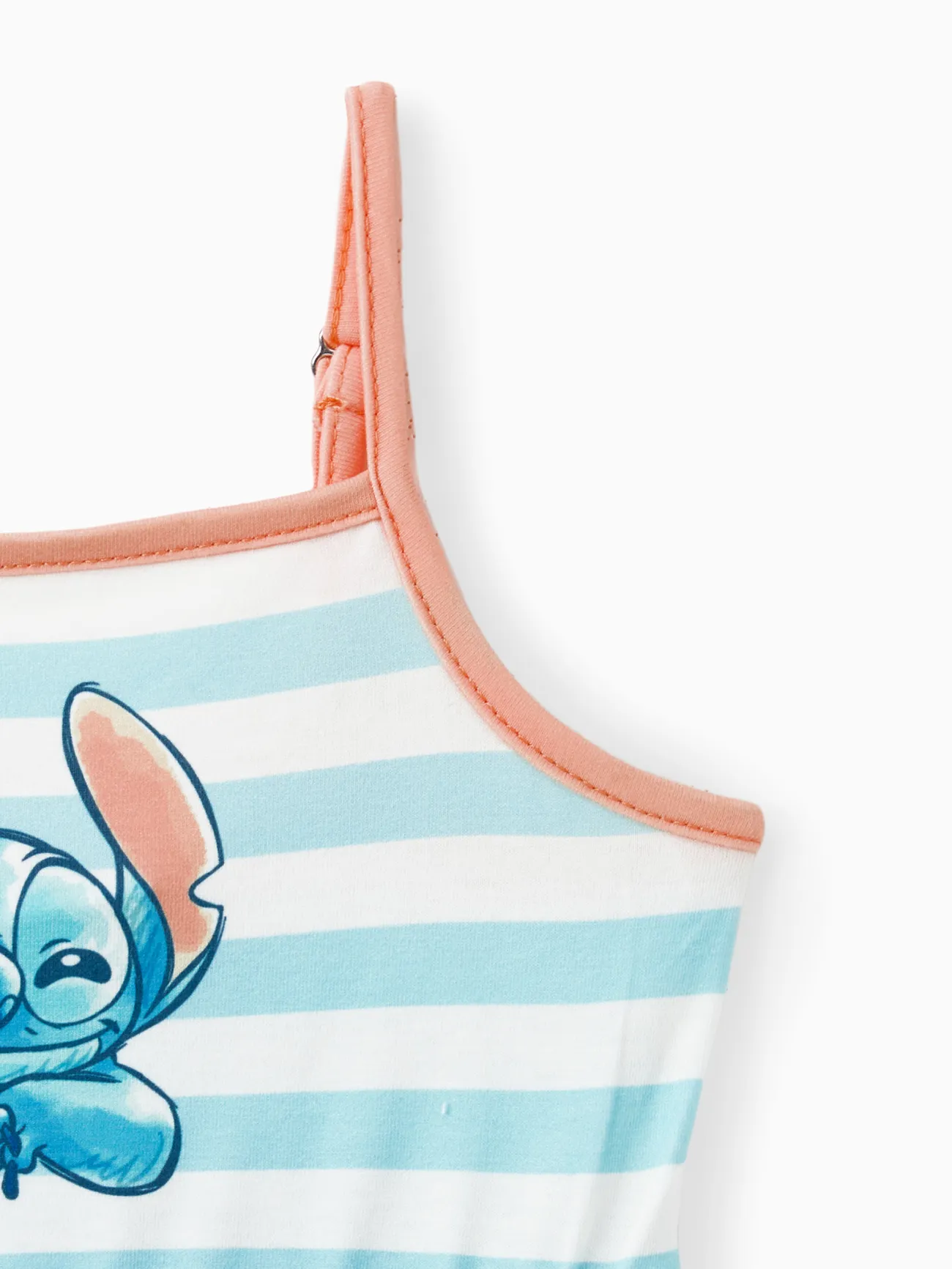 Girl - Disney Family Shirts - Stitch Tee/Dresses with Tropical Flower Gradient - MultiColour - image 10