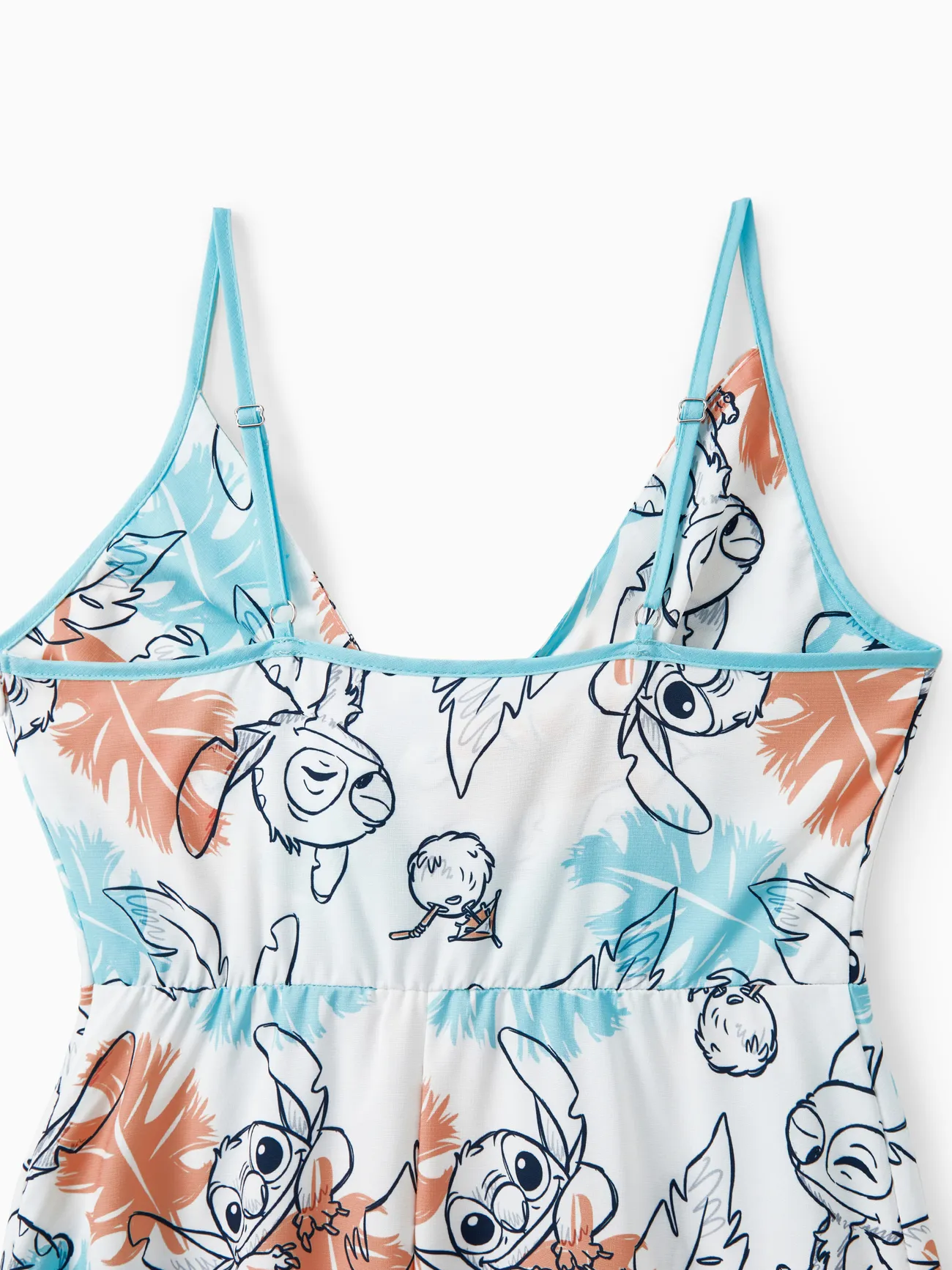 Women - Disney Family Shirts - Stitch Tee/Dresses with Tropical Flower Gradient - MultiColour - image 6