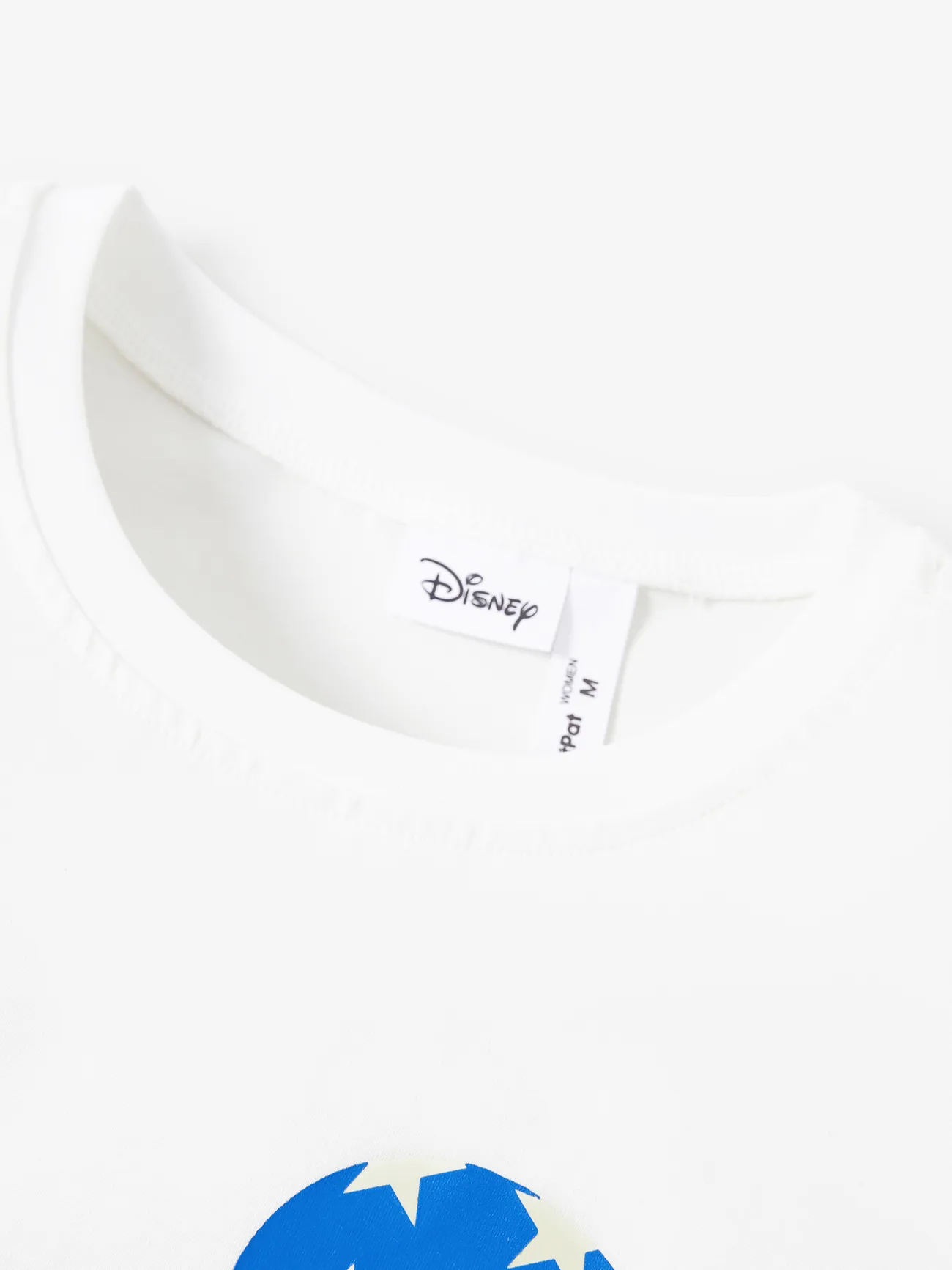 Disney Mickey and Friends Look Familial Fête Nationale Manches courtes Tenues de famille assorties Hauts Blanc big image 1