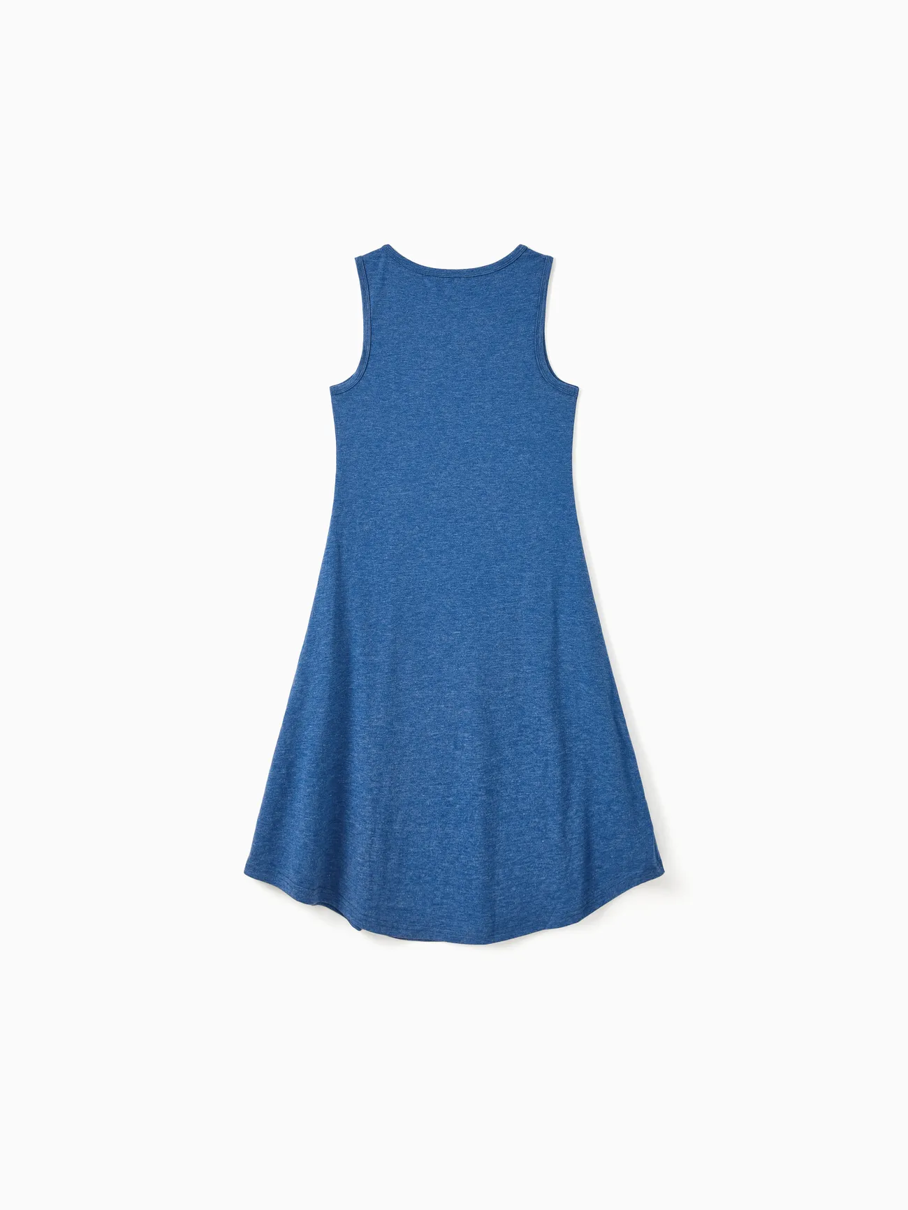 Family Matching Sets Blue Tank Top or Flowy A-Line Tank Dress with Pockets Blue big image 1