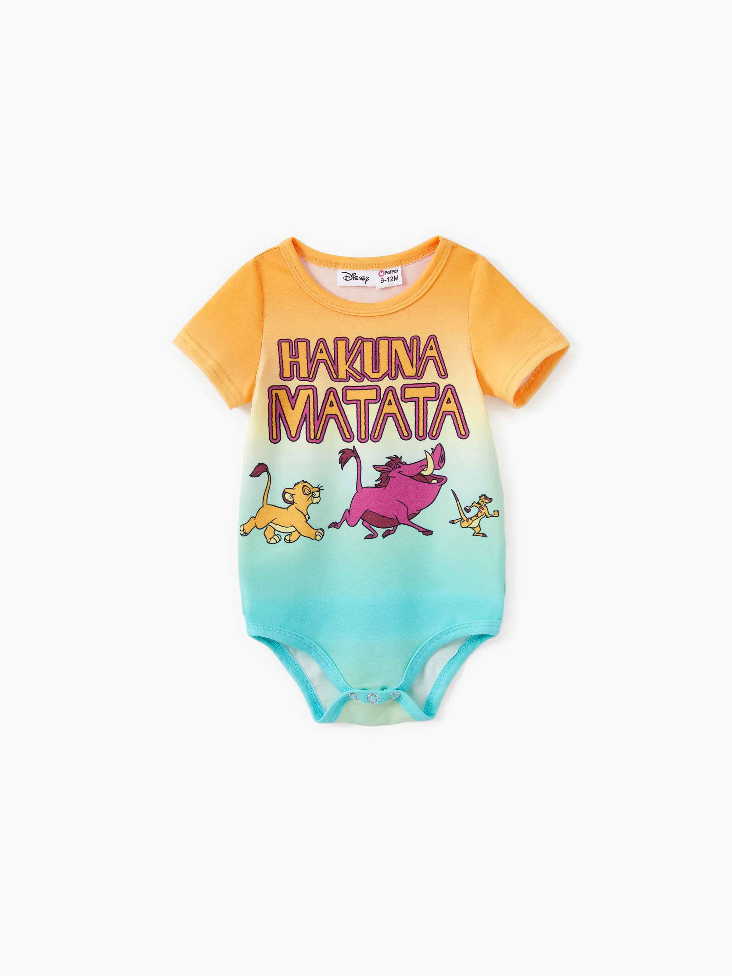 

Disney Lion King Family Matching Simba Naia™ Gradient Character Print Short Sleeve T-Shirt/Onesie