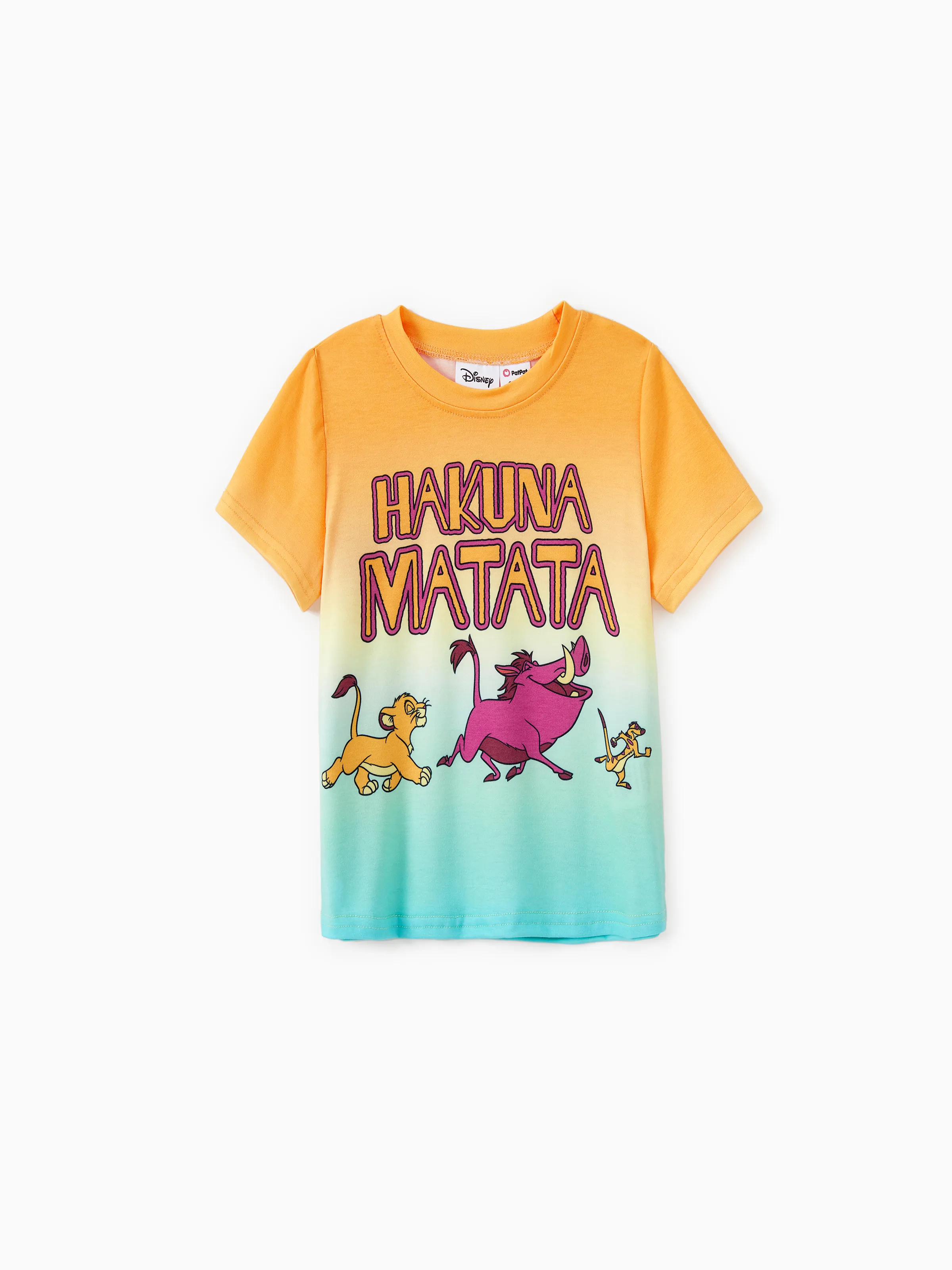 

Disney Lion King Family Matching Simba Naia™ Gradient Character Print Short Sleeve T-Shirt/Onesie