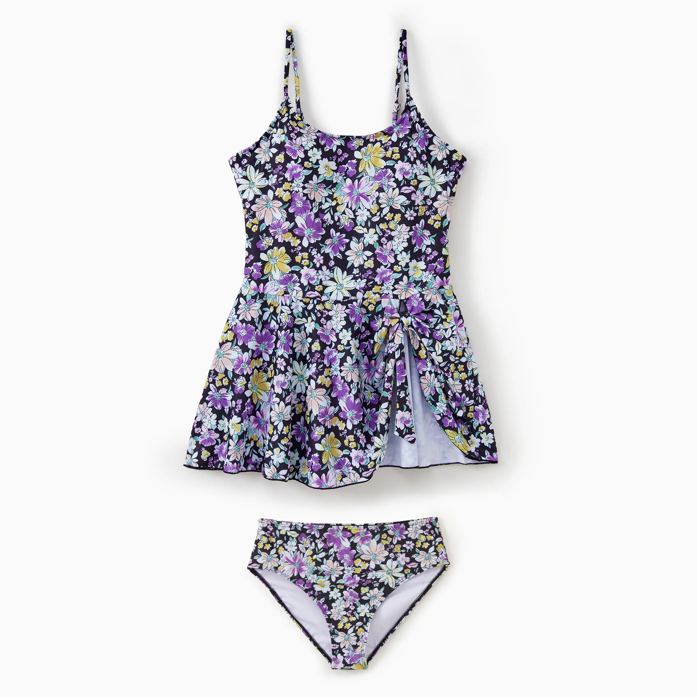 

Family Matching Swimsuit Ditsy Floral Drawstring Swim Trunks or Bow Side Strap Tankini