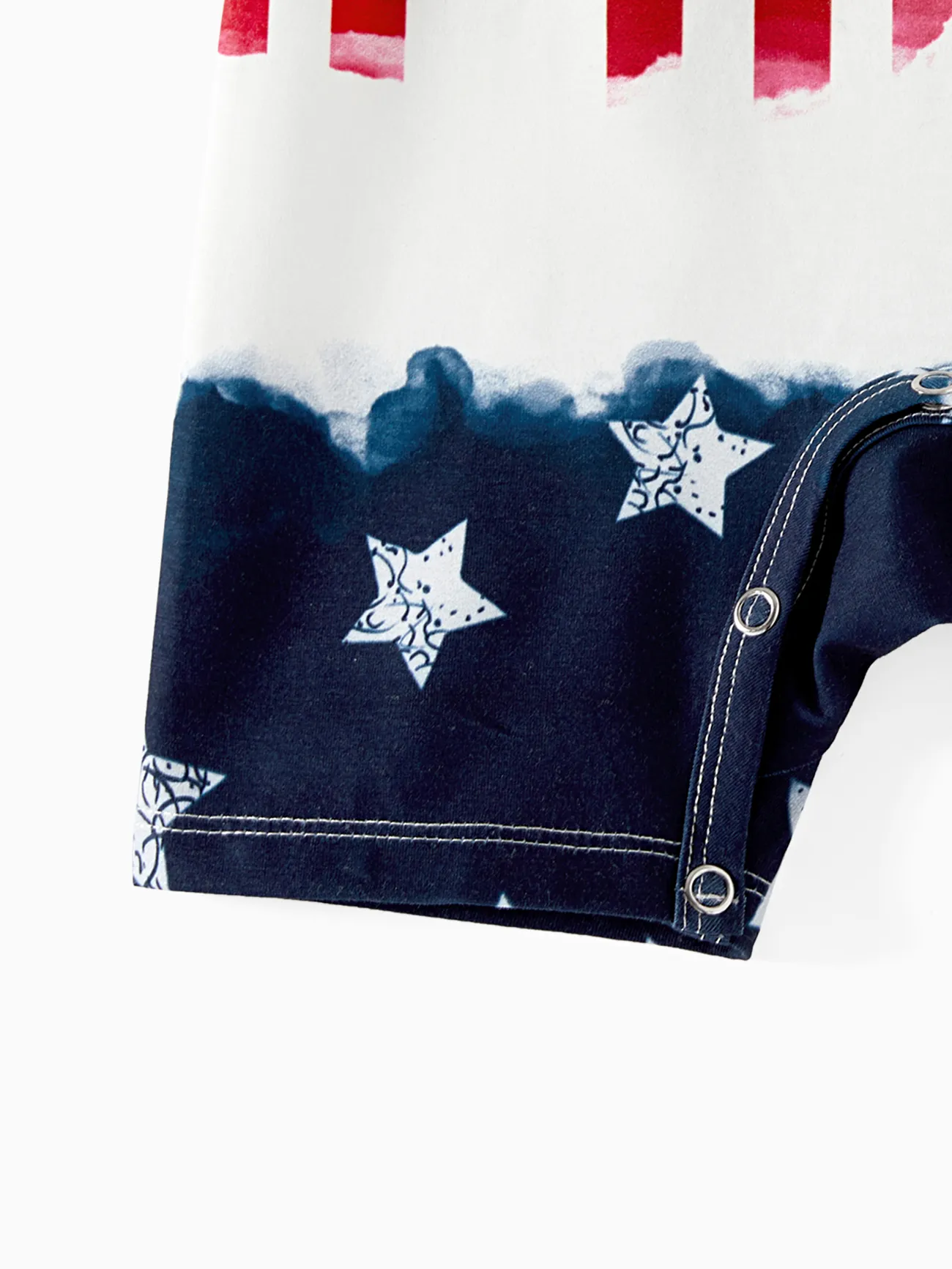 Baby - Independence Day Family Matching Allover Star Print Naia™ Cami Dresses and T-shirts Sets - REDWHITE - image 12