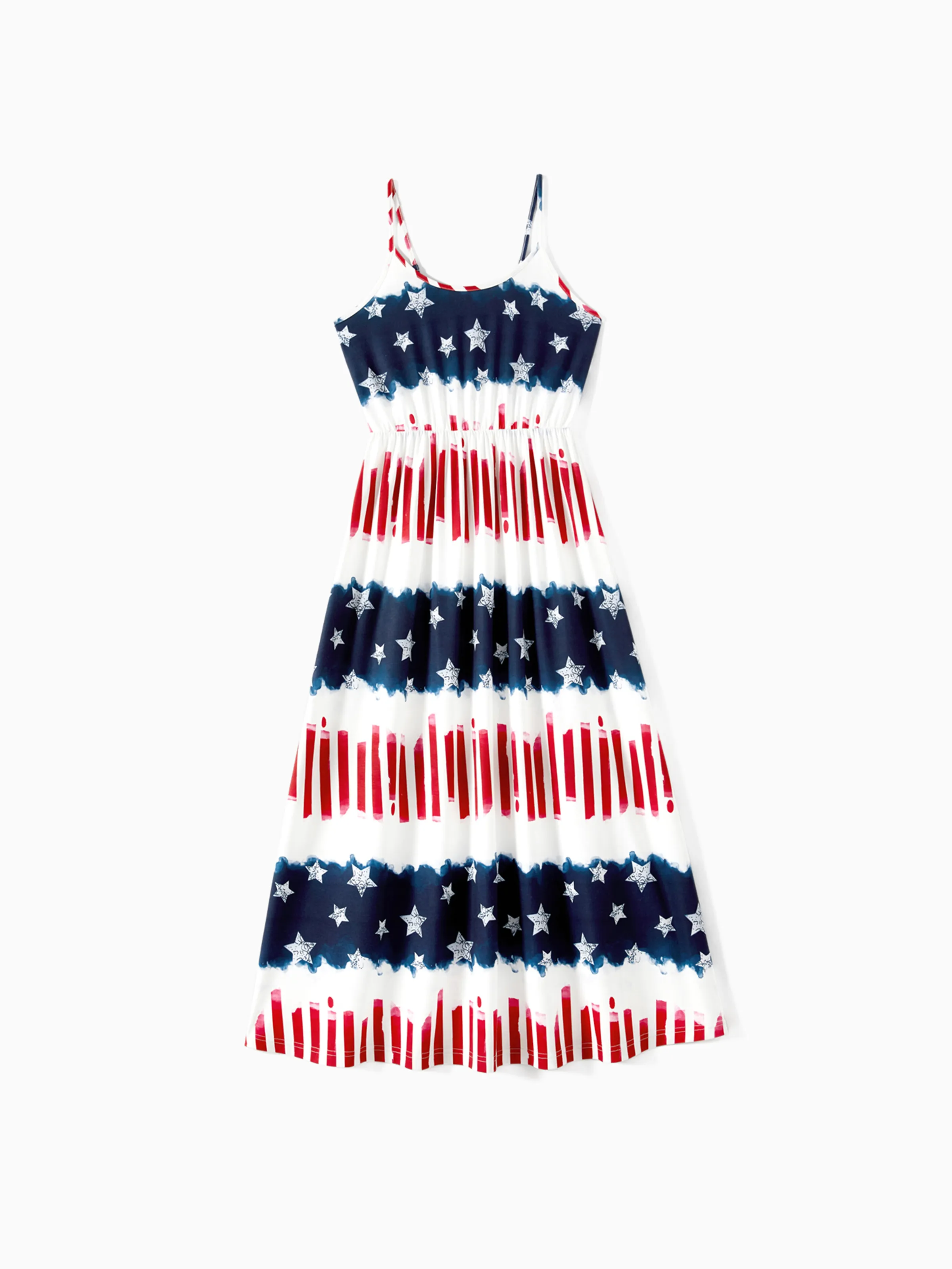 

Independence Day Family Matching Allover Star Print Naia™ Cami Dresses and T-shirts Sets