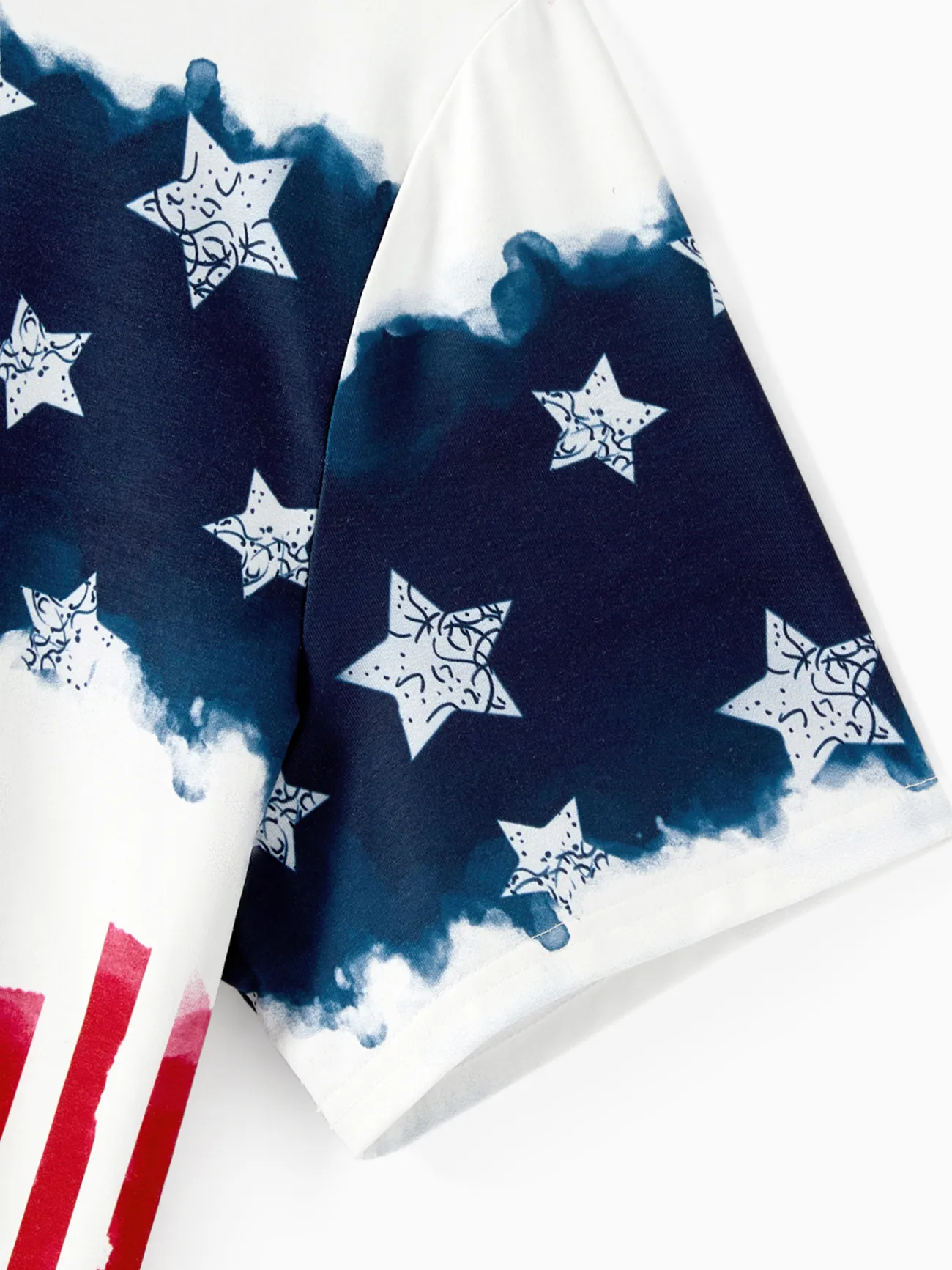 Men - Independence Day Family Matching Allover Star Print Naia™ Cami Dresses and T-shirts Sets - REDWHITE - image 20