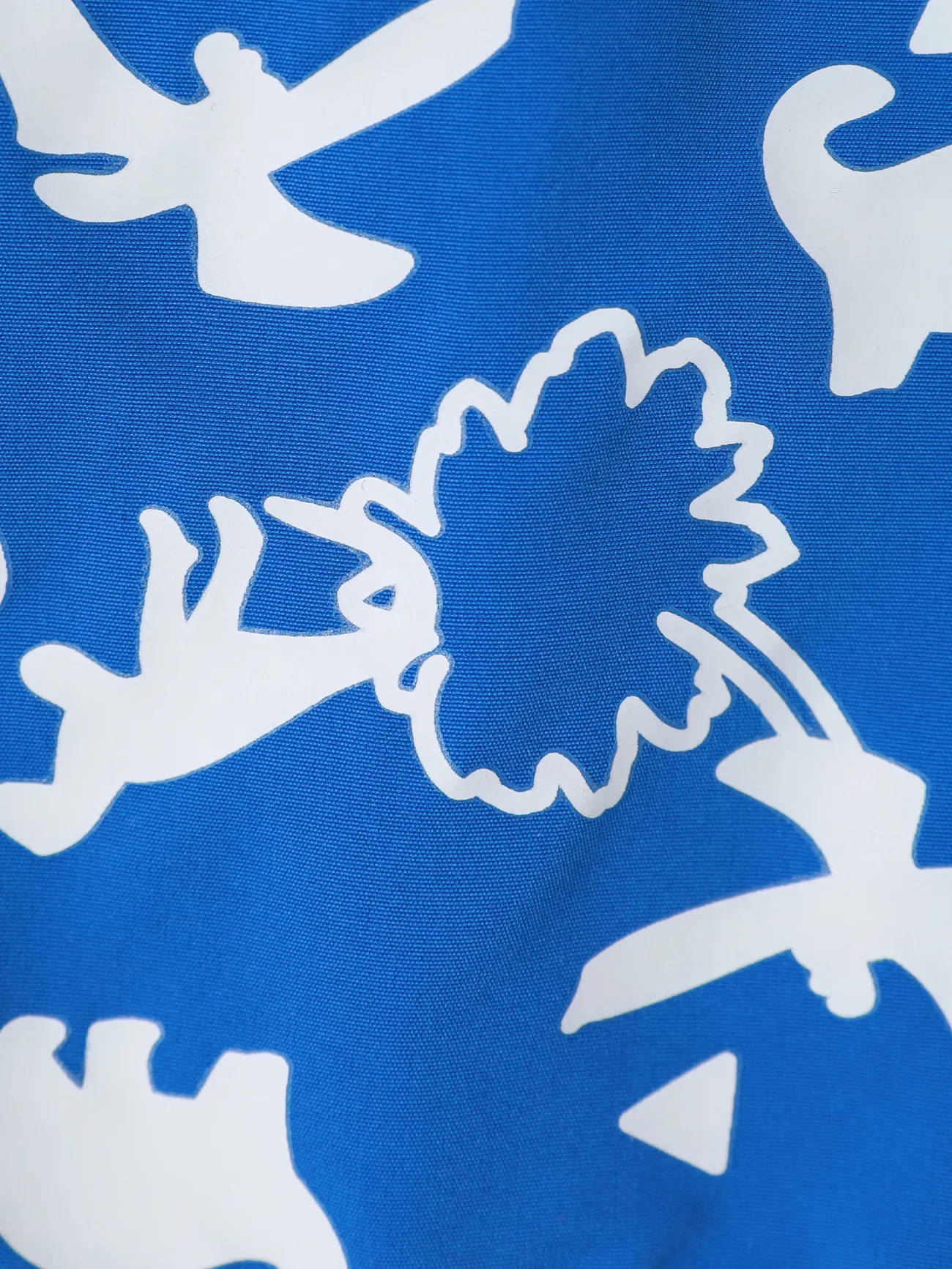 Toddler Boy Water-reactive Dino Print Swim Trunks Deep Blue big image 1