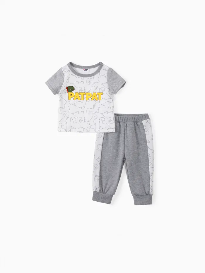 Baby Boy/Girl Letter Print Tee and Pants Set