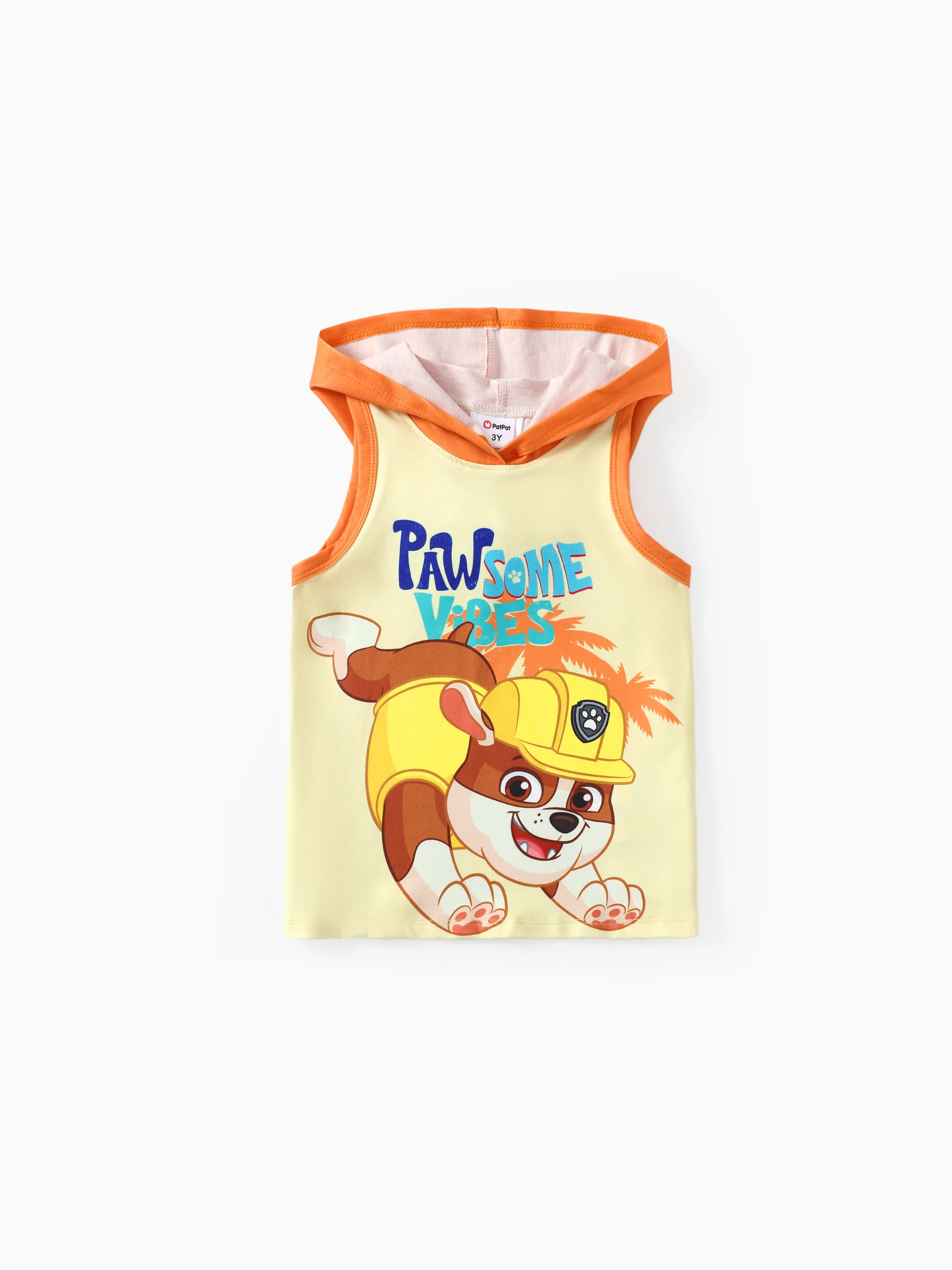 

Paw Patrol Toddler Boys/Girls 1pc Character Print Summer Hooded Top