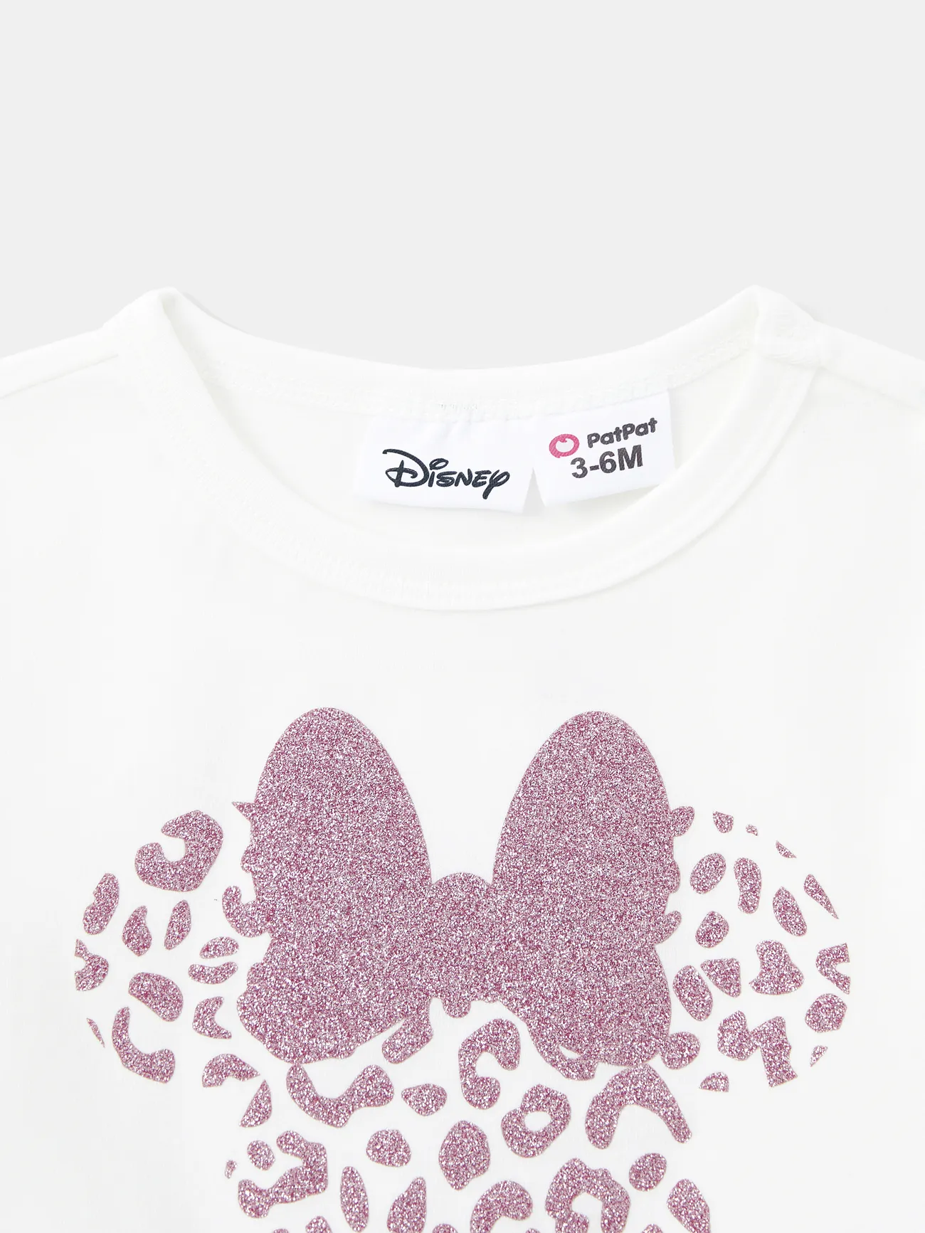 Disney Mickey and Friends Mommy and Me Cotton Short-sleeve Graphic Tee White big image 1