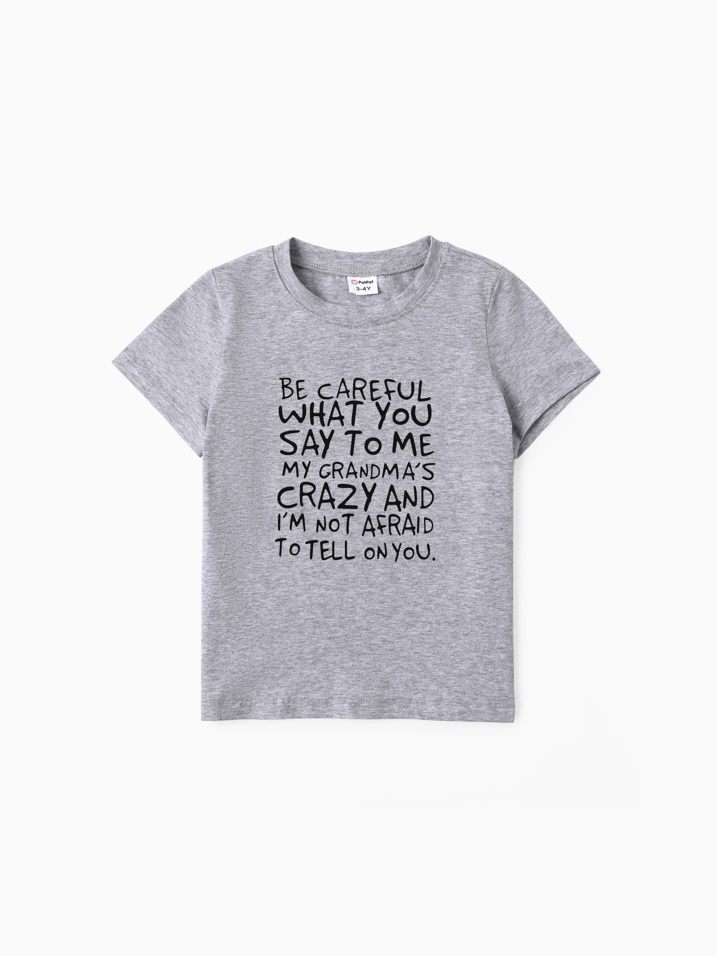 

Baby / Toddler Letter Print Tee