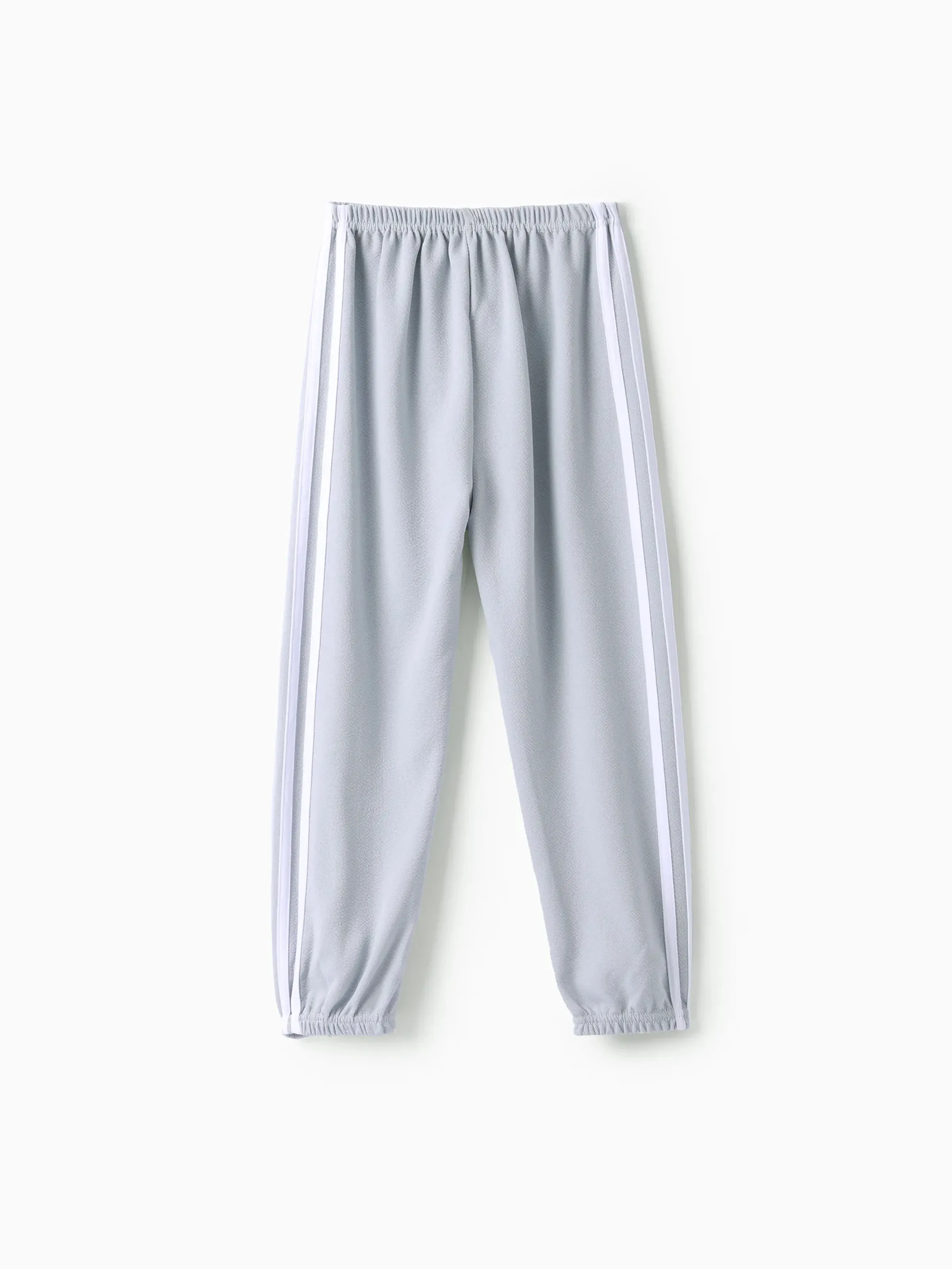 

Kid Boy/Kid Girl Sporty Striped Breathable Ankle Length Thin Pants