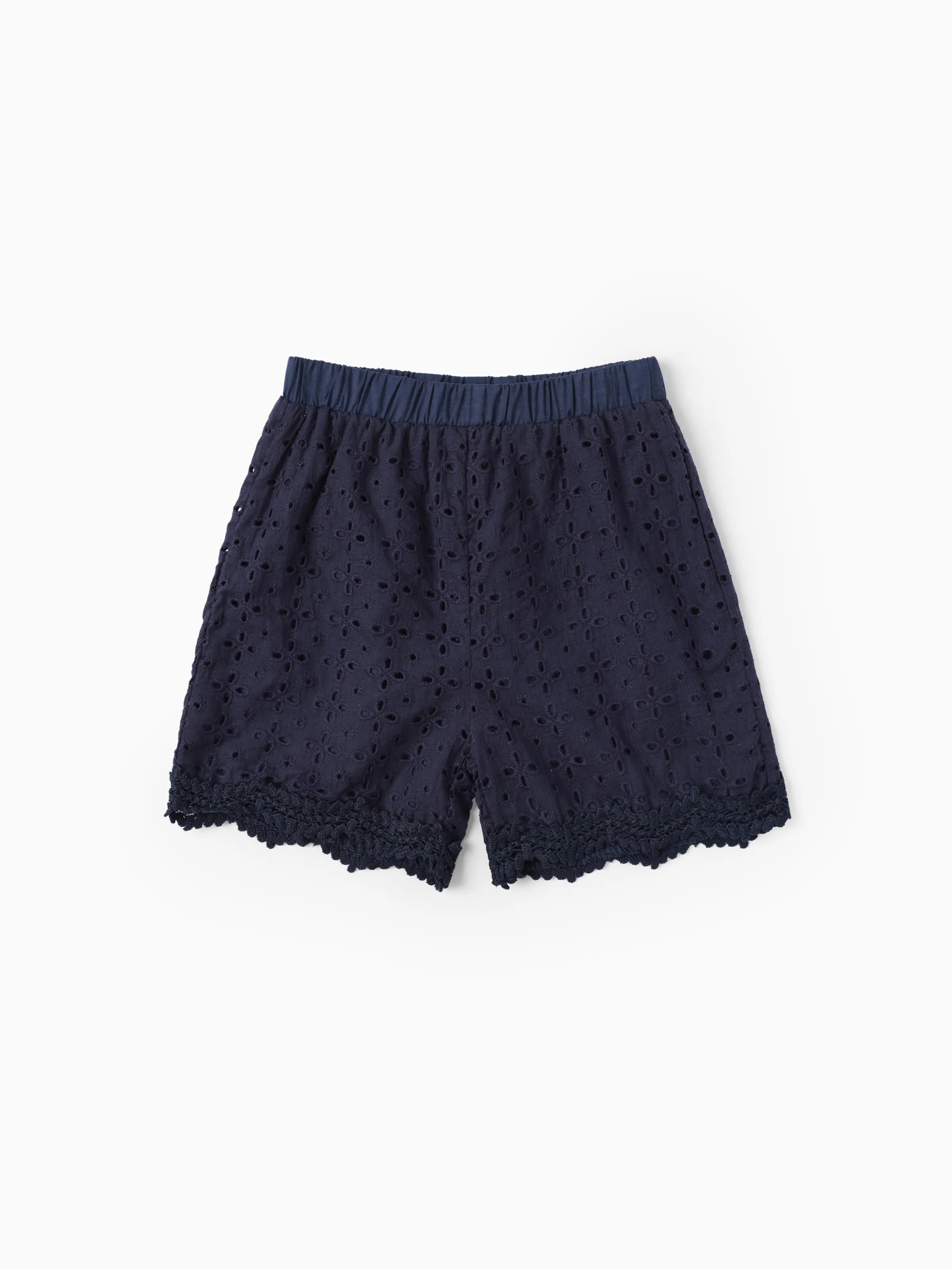 

Toddler Girl 100% Cotton Lace Trim Schiffy Shorts