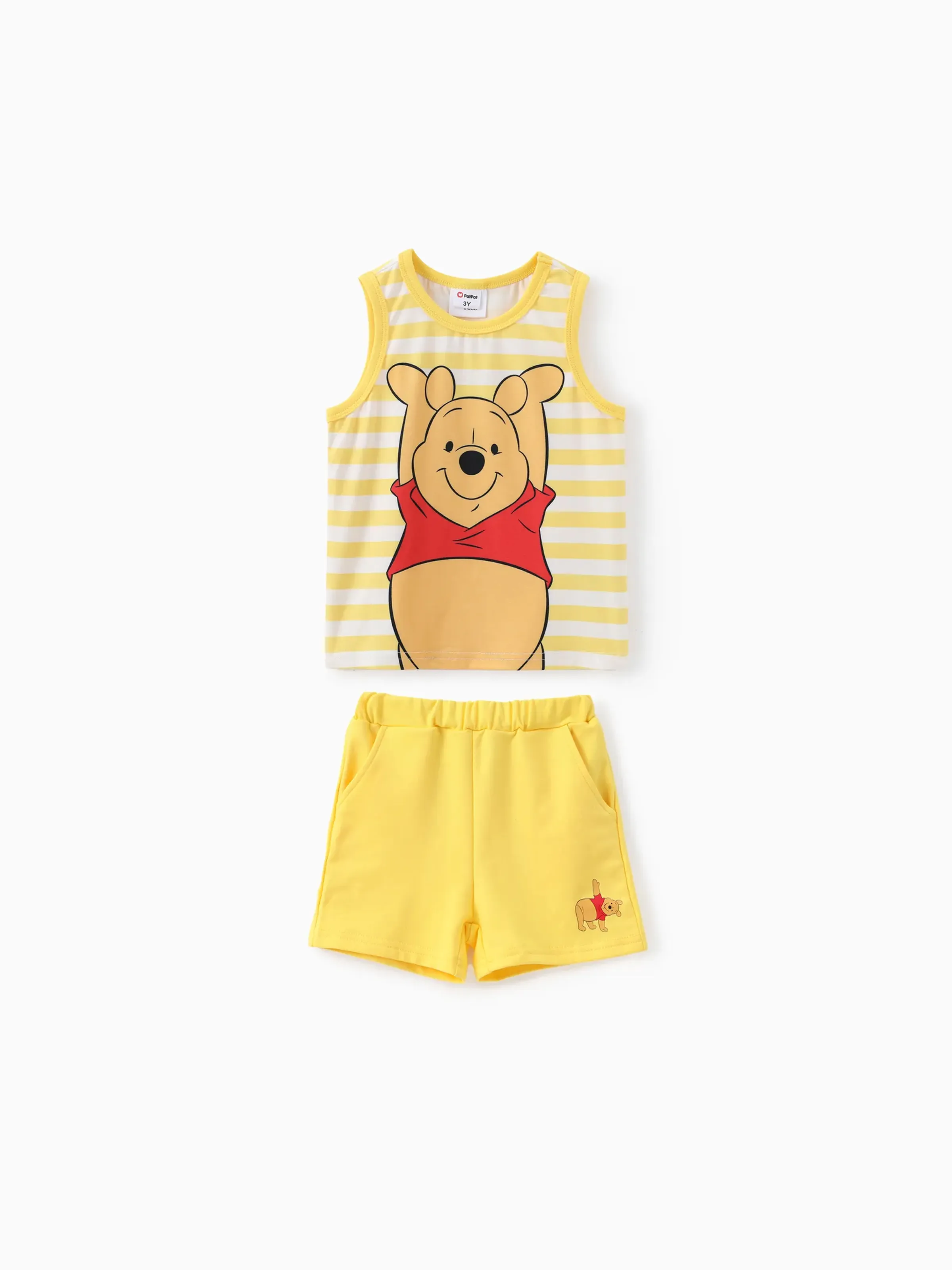 

Disney Winnie the Pooh Toddler Boys/Girls 2pcs Naia™ Jumping Winnie Print Tank Top with Shorts Set