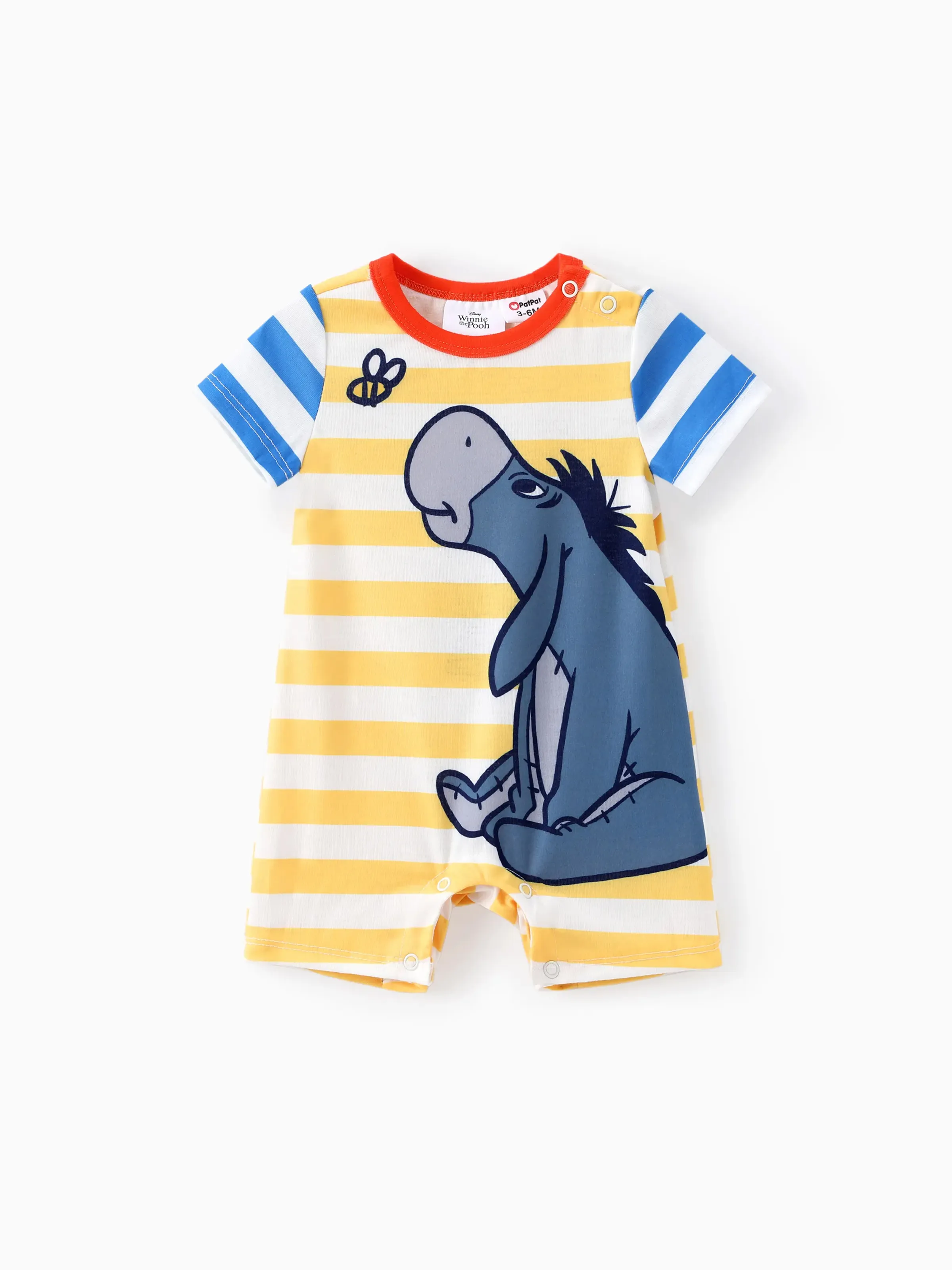 

Disney Winnie the Pooh Baby Boy Naia™ Character Print with Stripes Onesies