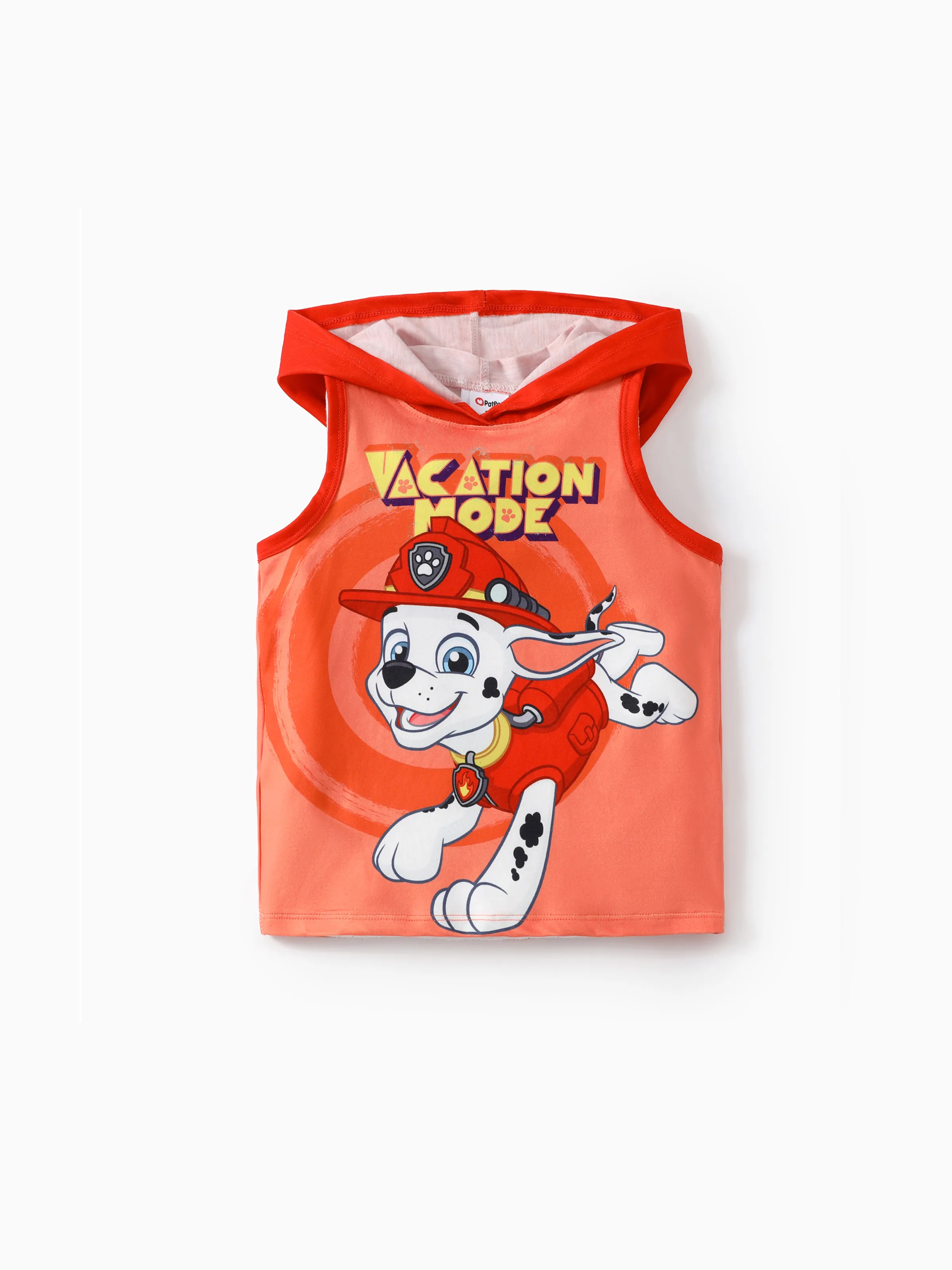 

Paw Patrol Toddler Boys/Girls 1pc Character Print Summer Hooded Top