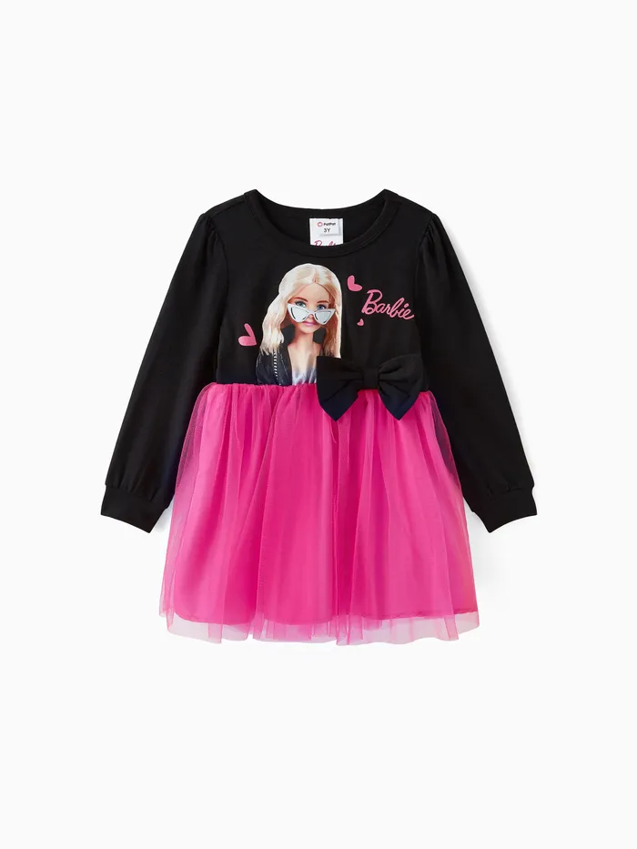 Barbie Criança Menina Saia de várias camadas Bonito Vestidos
