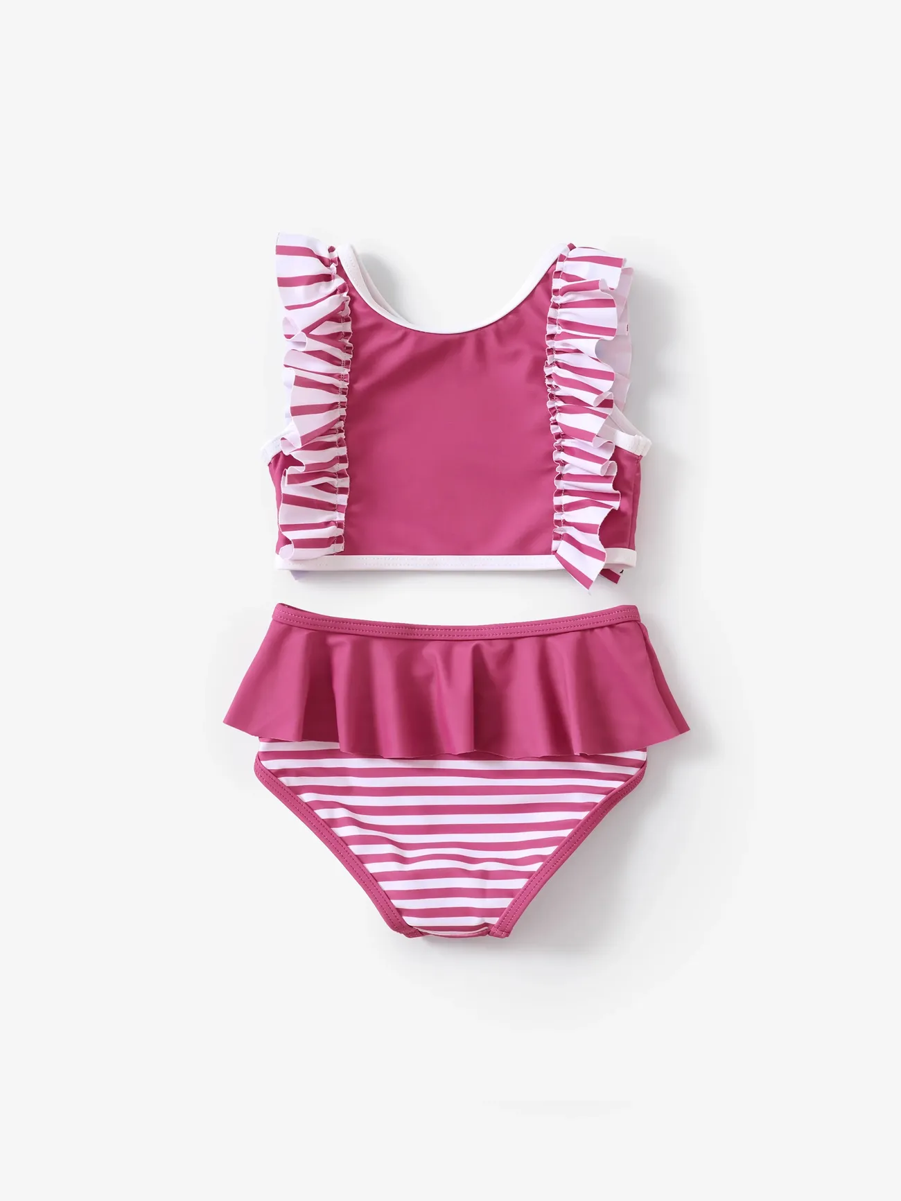 Roseo - Disney Mickey and Friends Toddler Girls 2pcs Minnie Print Ruffle Swimsuit - image 2