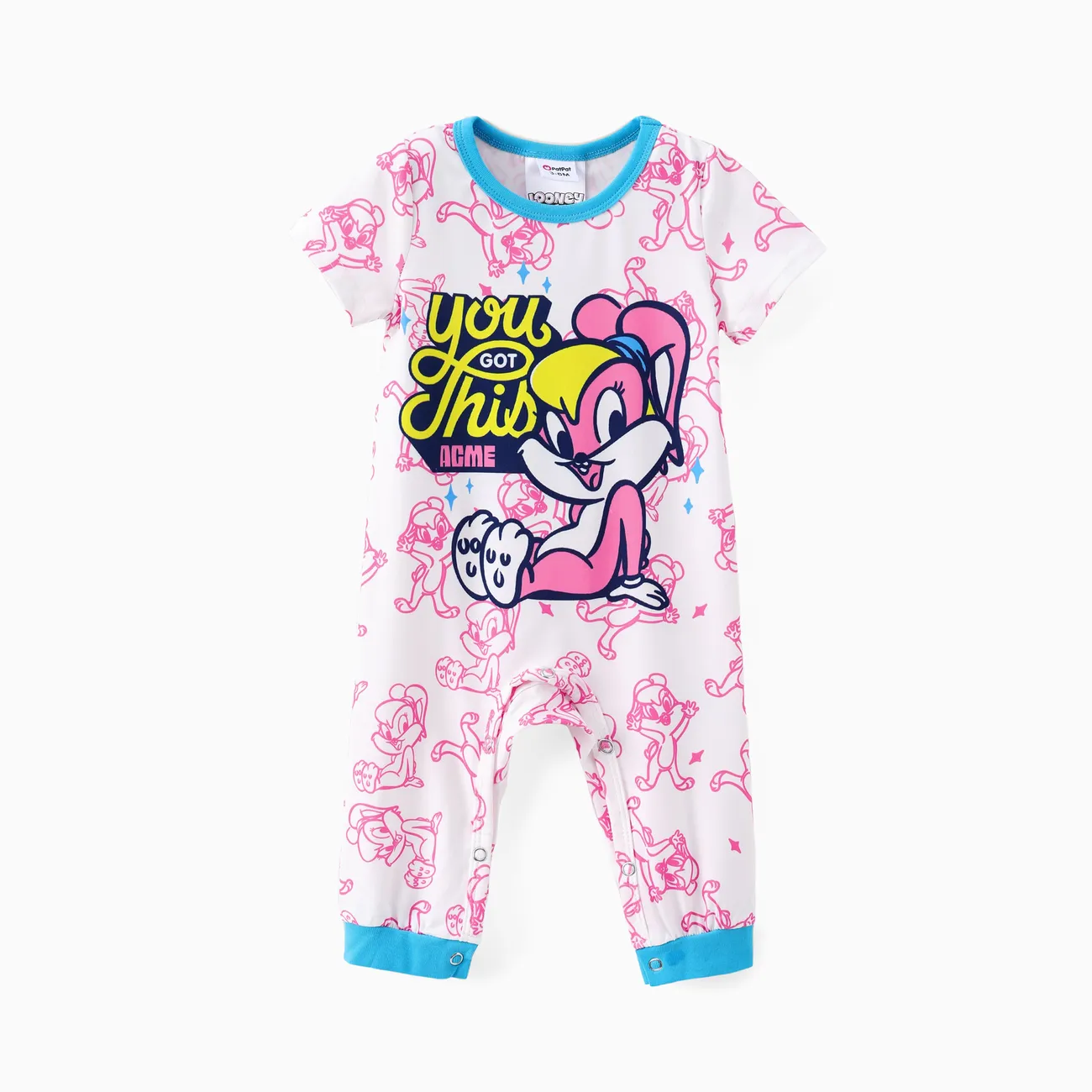 Looney Tunes Baby Girls/Boys 1pc Character Print Long-legged Romper