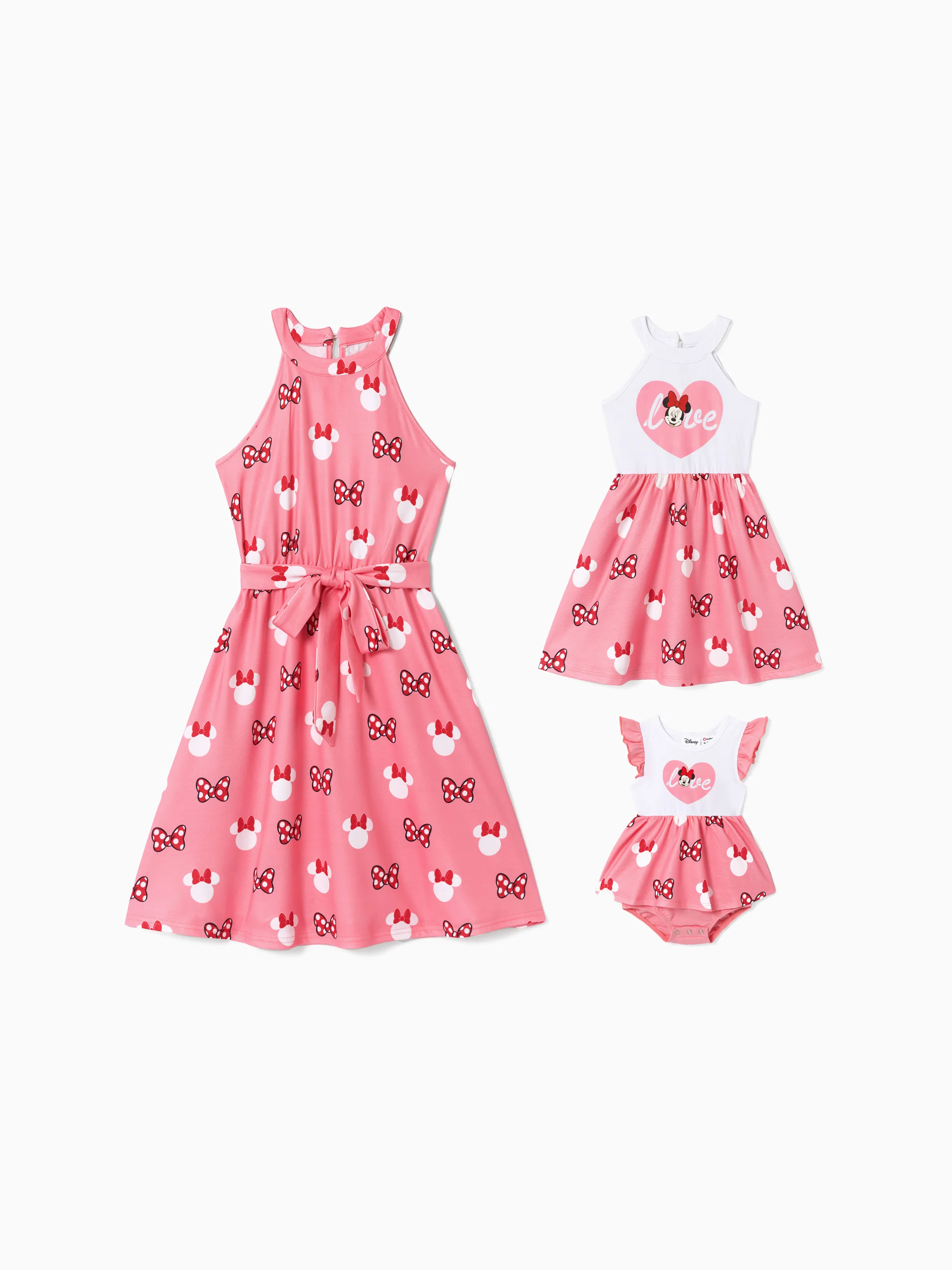 Disney Mickey and Friends Mommy & Me Girls Heart-shaped Dress
