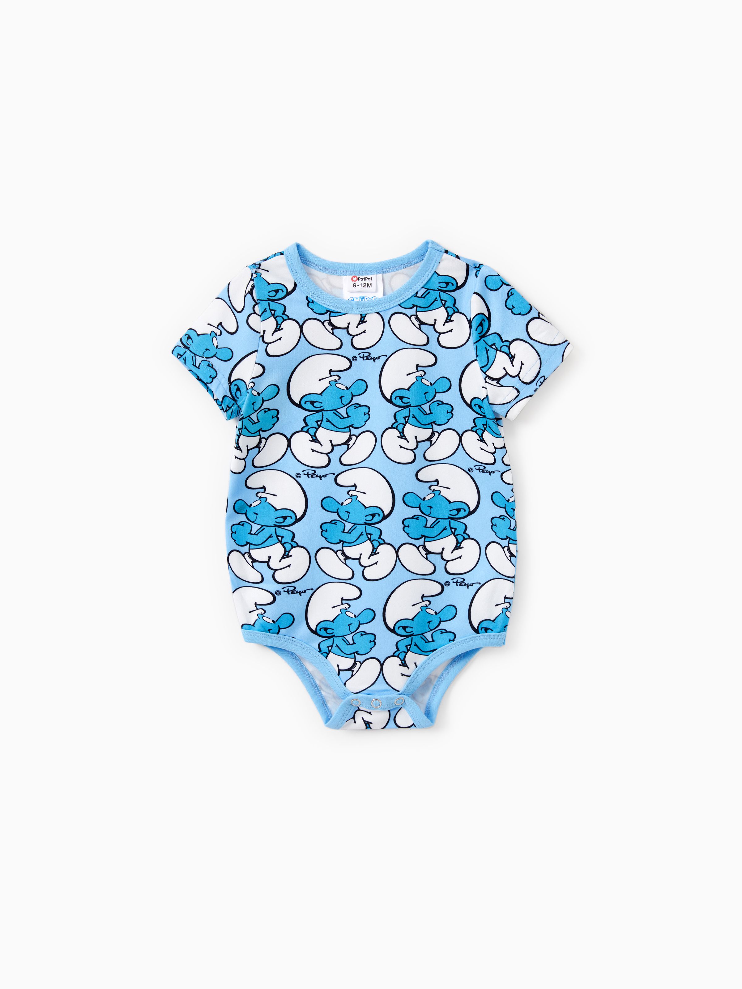 

The Smurfs Family Matching Character Print Onesie/Sleevelss Dress/Tee