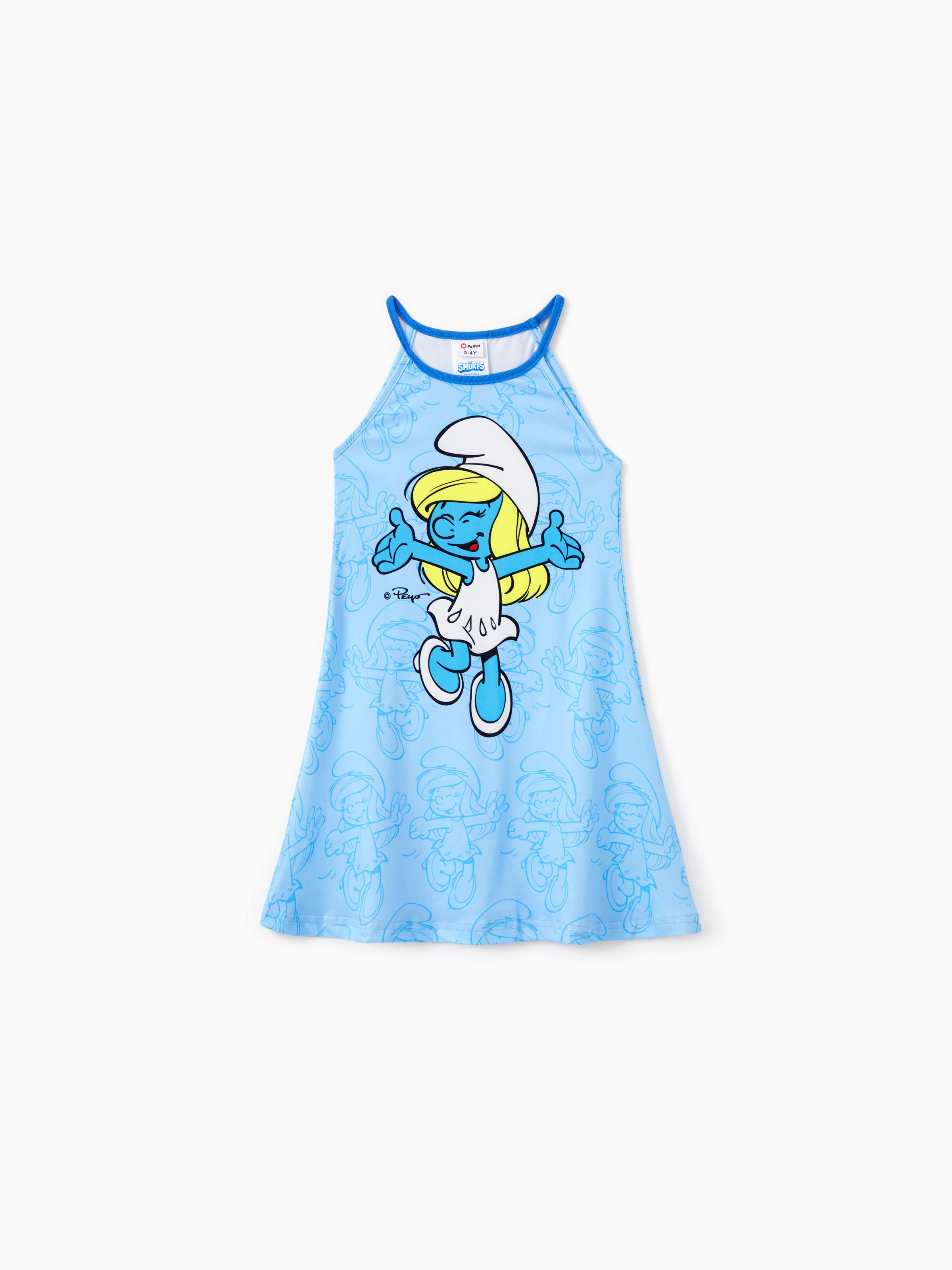 

The Smurfs Family Matching Character Print Onesie/Sleevelss Dress/Tee