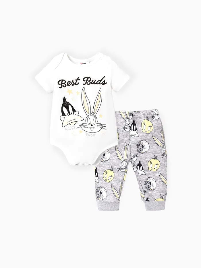 Looney Tunes Baby Boy/Girl Quilted Character Avatar Pattern Jacket or Romper Set
