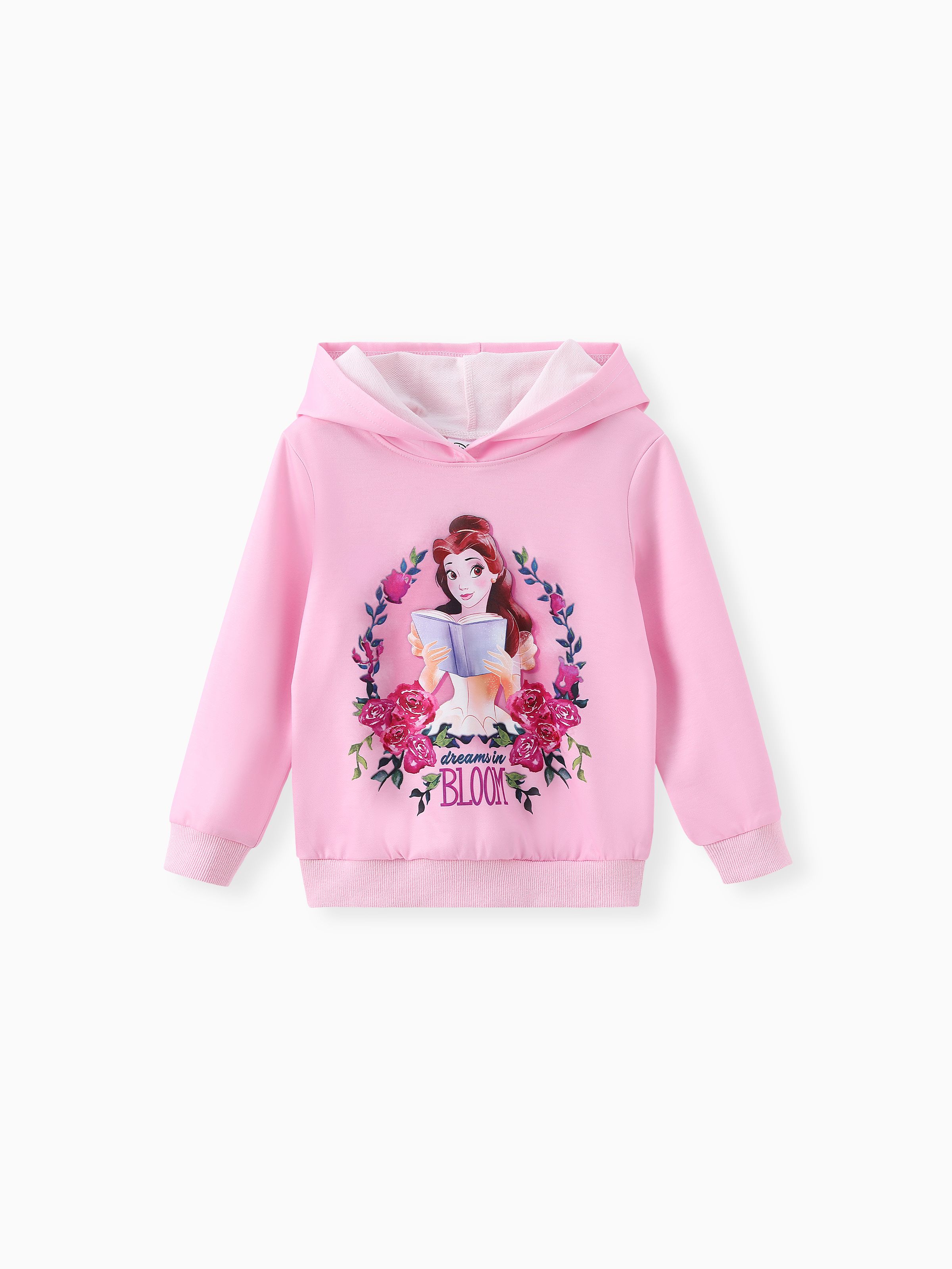 

Disney Princess Toddler Girls Belle/Moana/Ariel 1pc Floral Hoodie