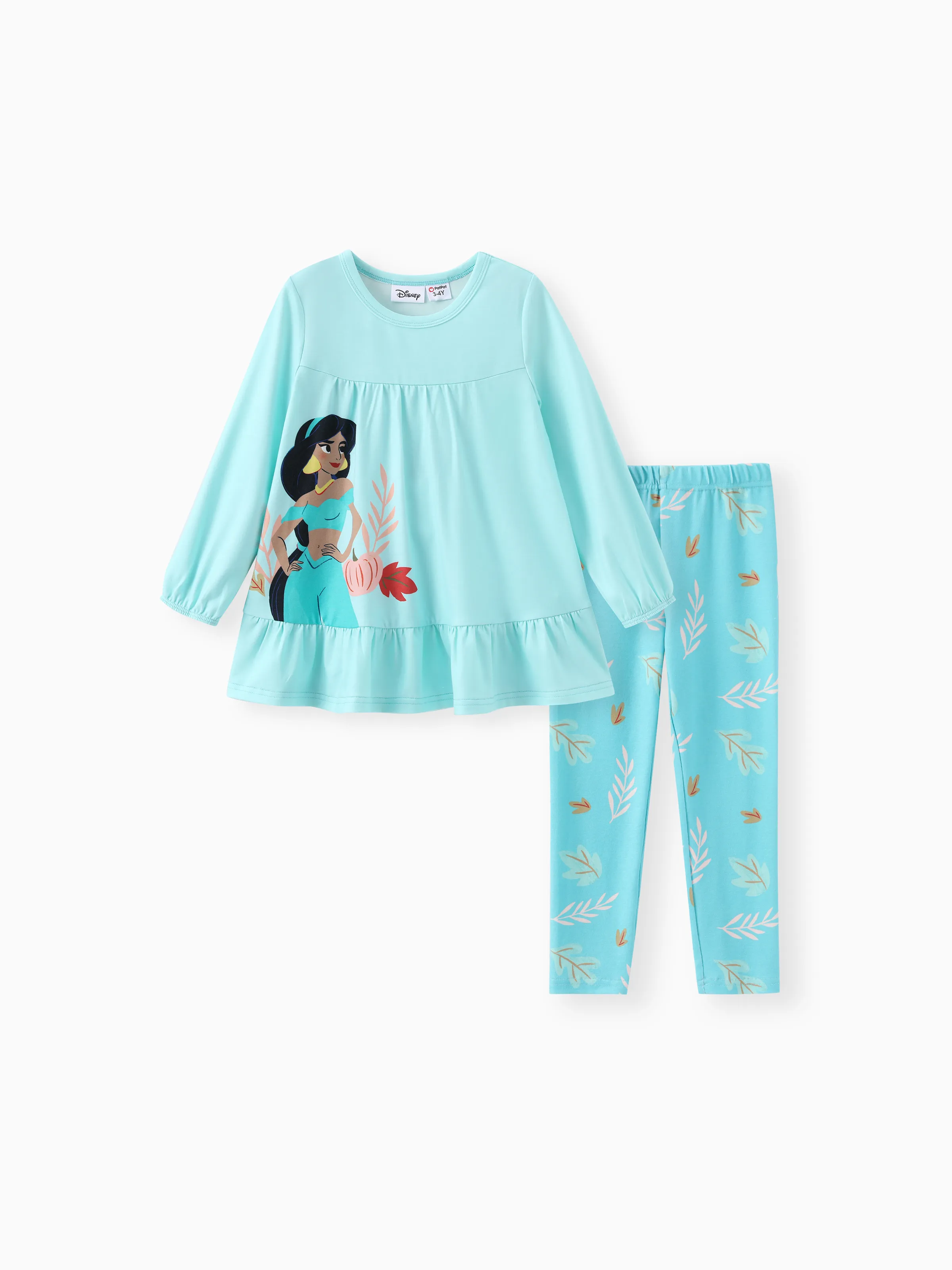 

Disney Princess Toddler Girl Naia™ 2pcs Jasmine and All Princess Long-sleeve Top And Cotton Legging Set